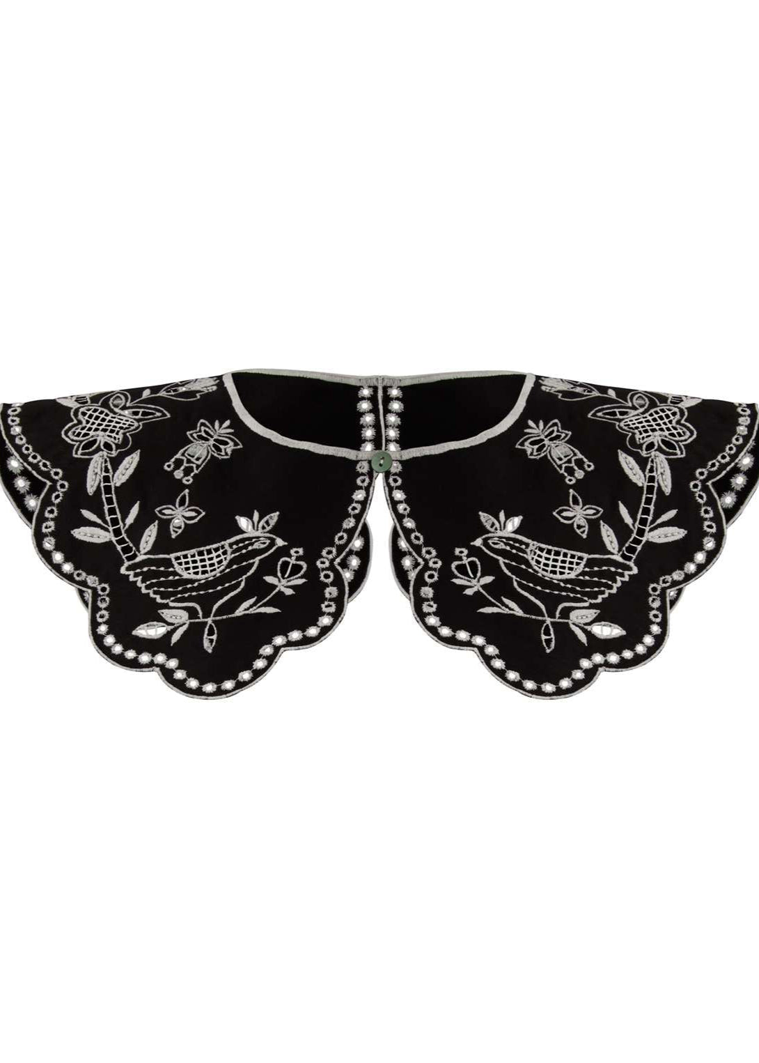 Embroidered collar big