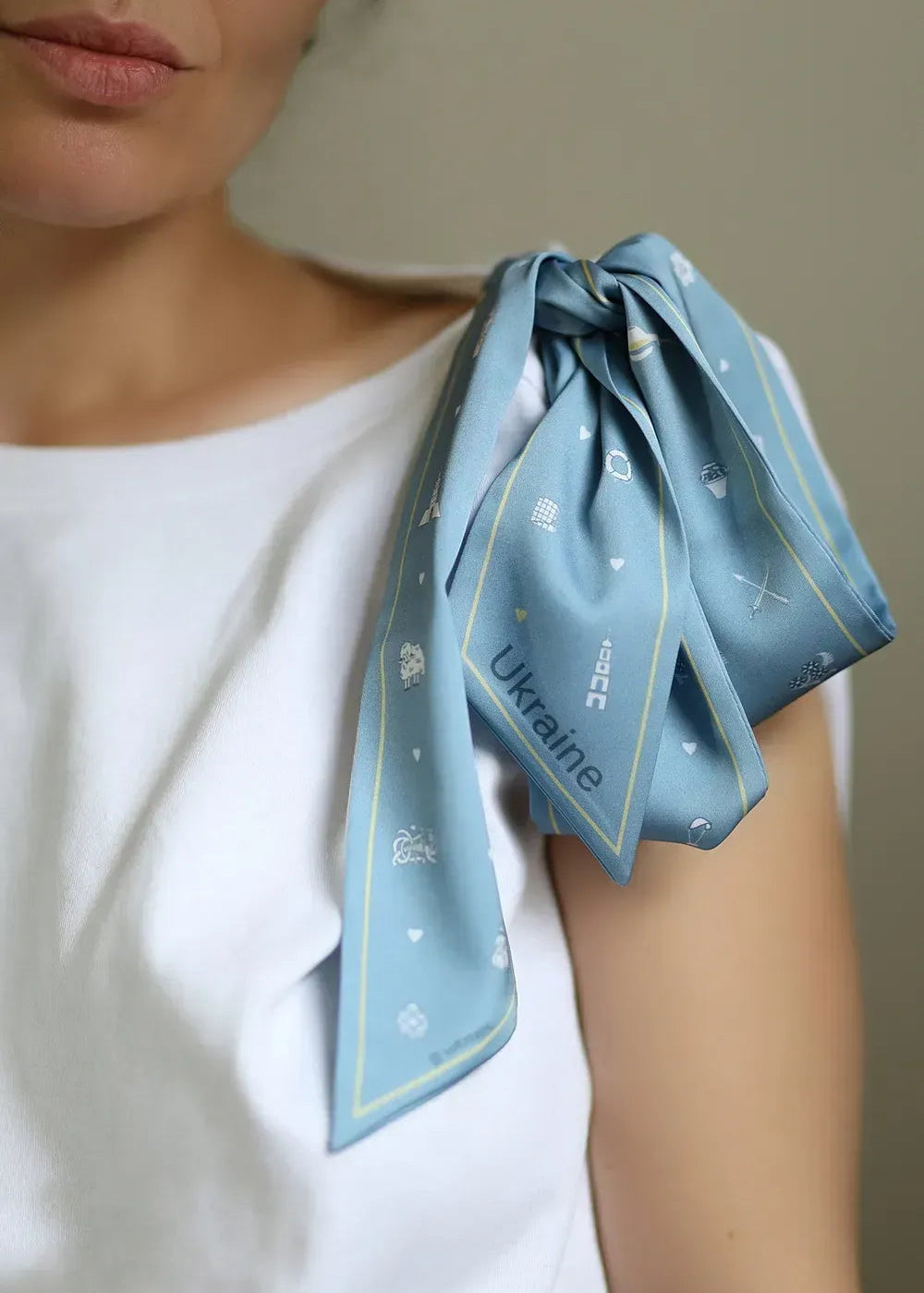 "Peaceful Ukraine" Twilly (Sky blue)