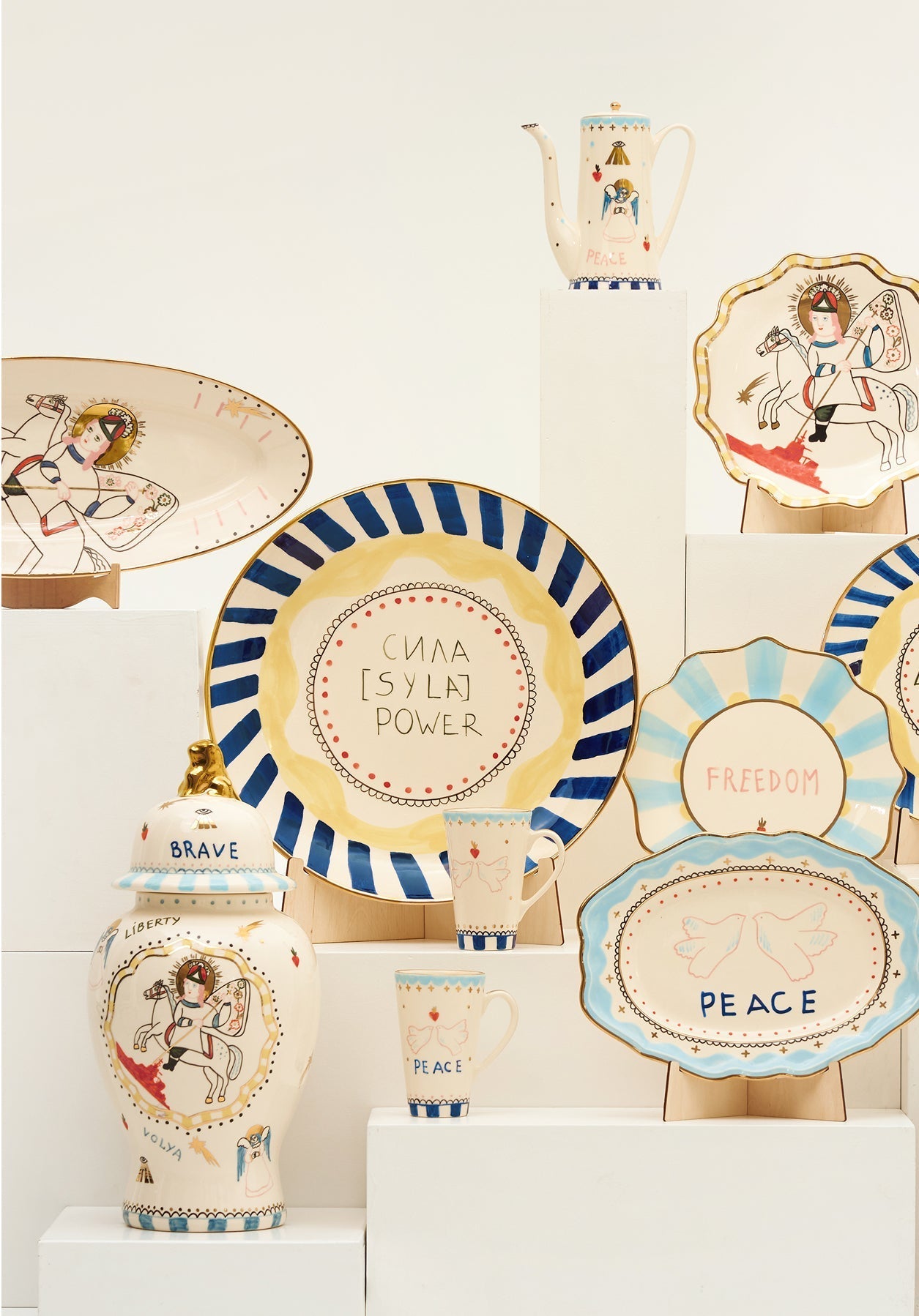 Freedom square Plate with St.George