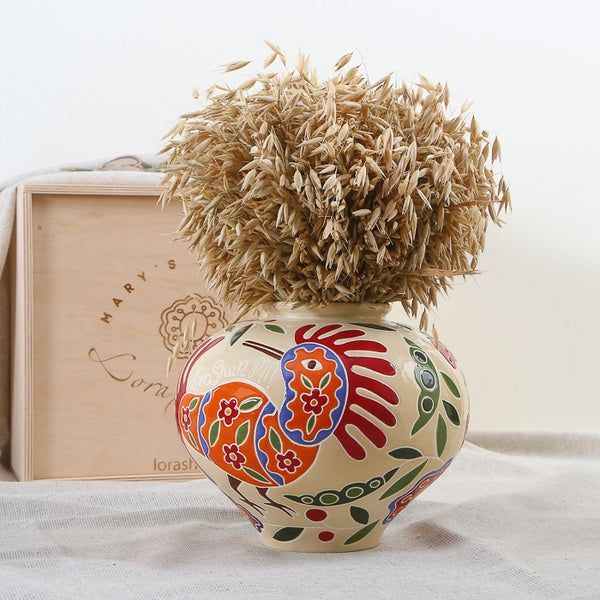 Vase Horshchyk small, colored "Mary's Gardens"