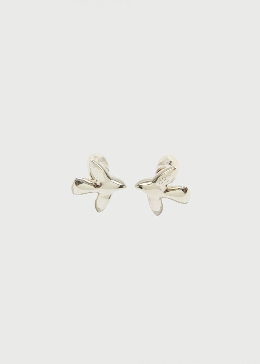 Earrings "Era" with silver birds