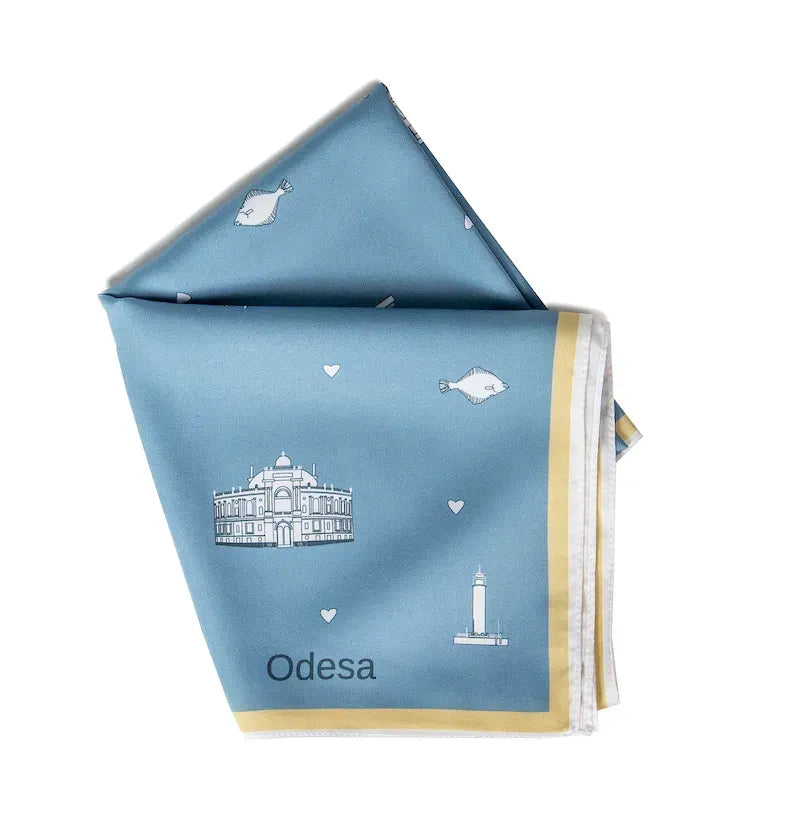 "My Odesa" Scarf (Sky blue)