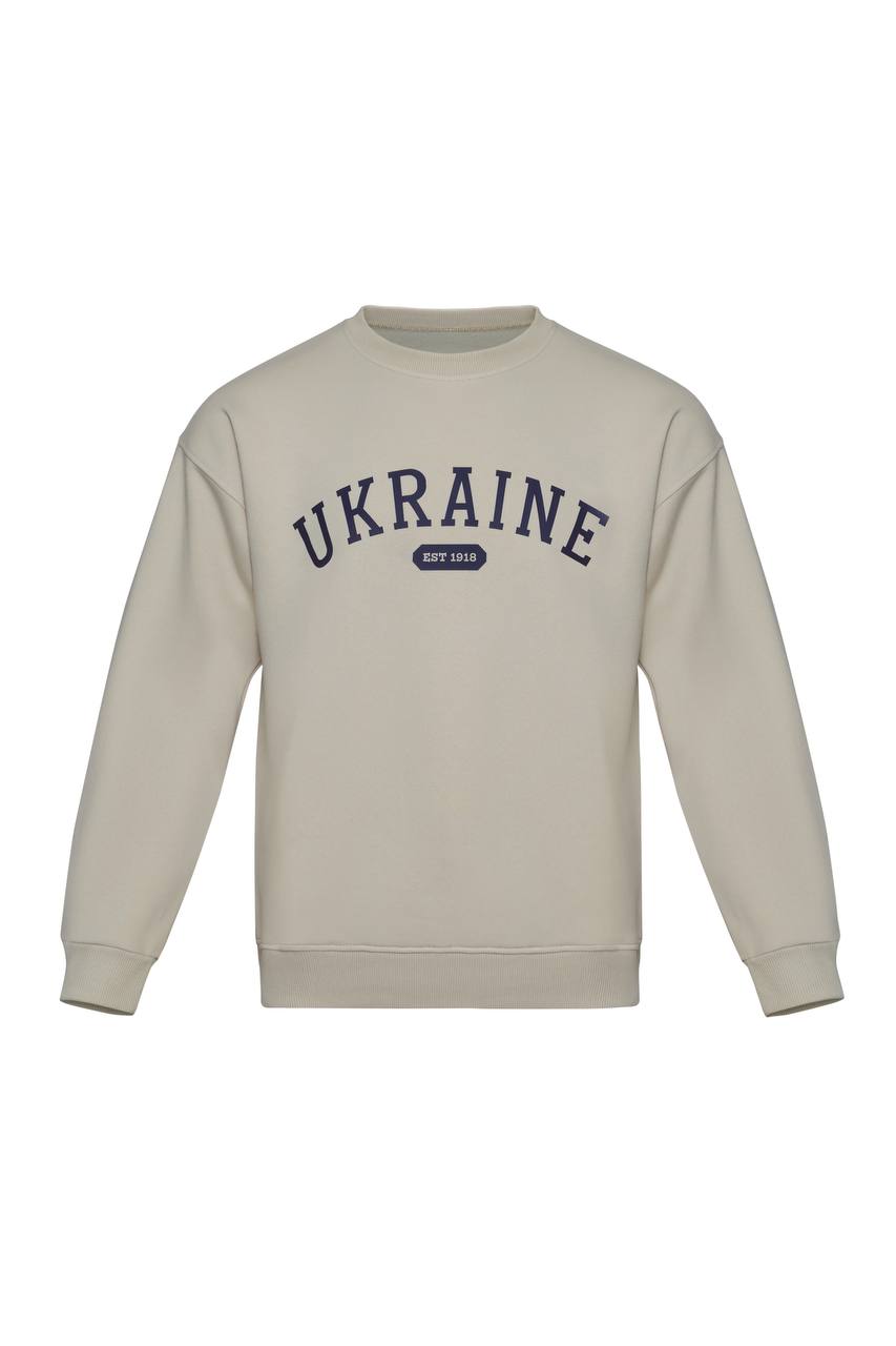 Бежевий світшот "Україна 1918"