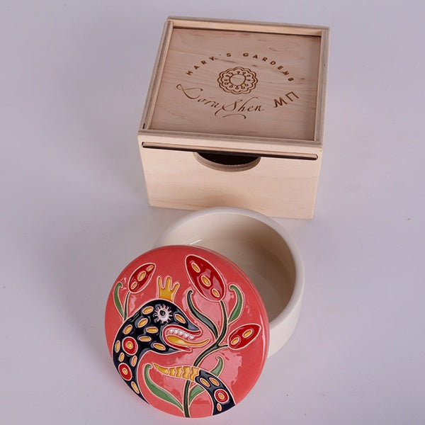 Ceramic casket "Zodiac ZviroKroot" Snake