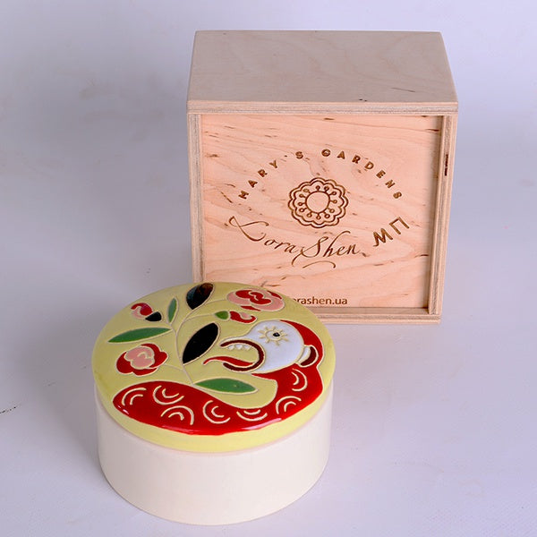 Ceramic box "Zodiac ZviroKroot" Monkey