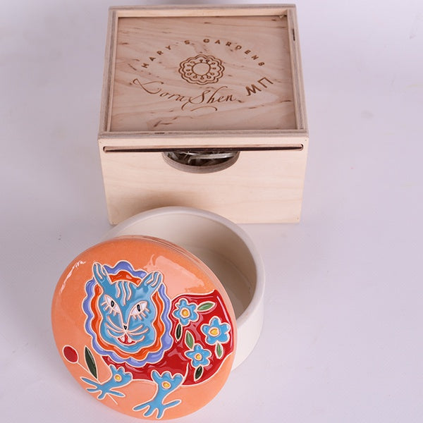 Ceramic box "Zodiac ZviroKroot" Tiger