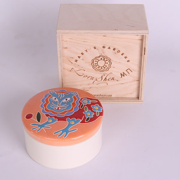 Ceramic box "Zodiac ZviroKroot" Tiger