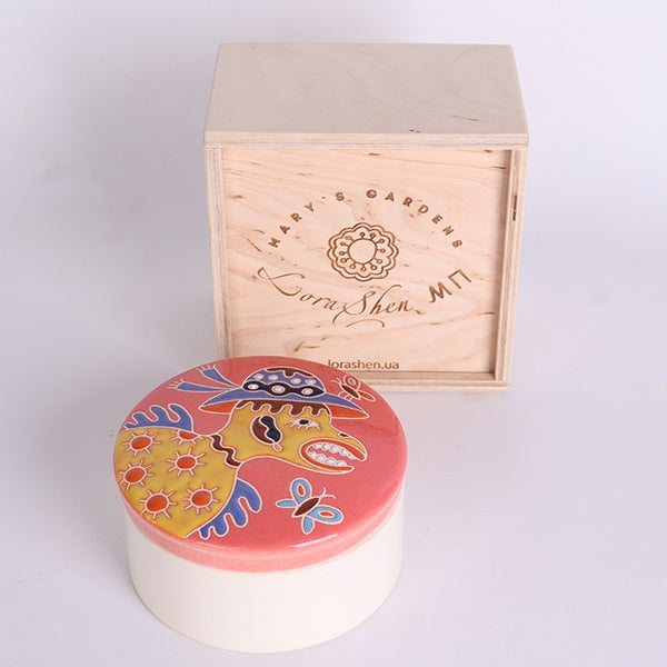 Ceramic box “Ancient Eagle”