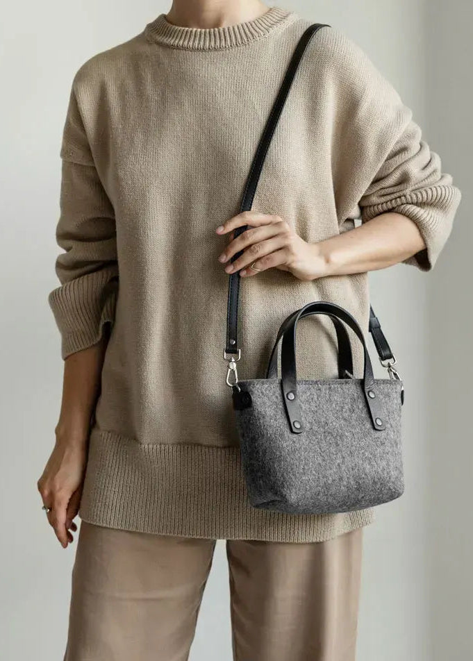 Crossbody Tote Bag S, Graphite