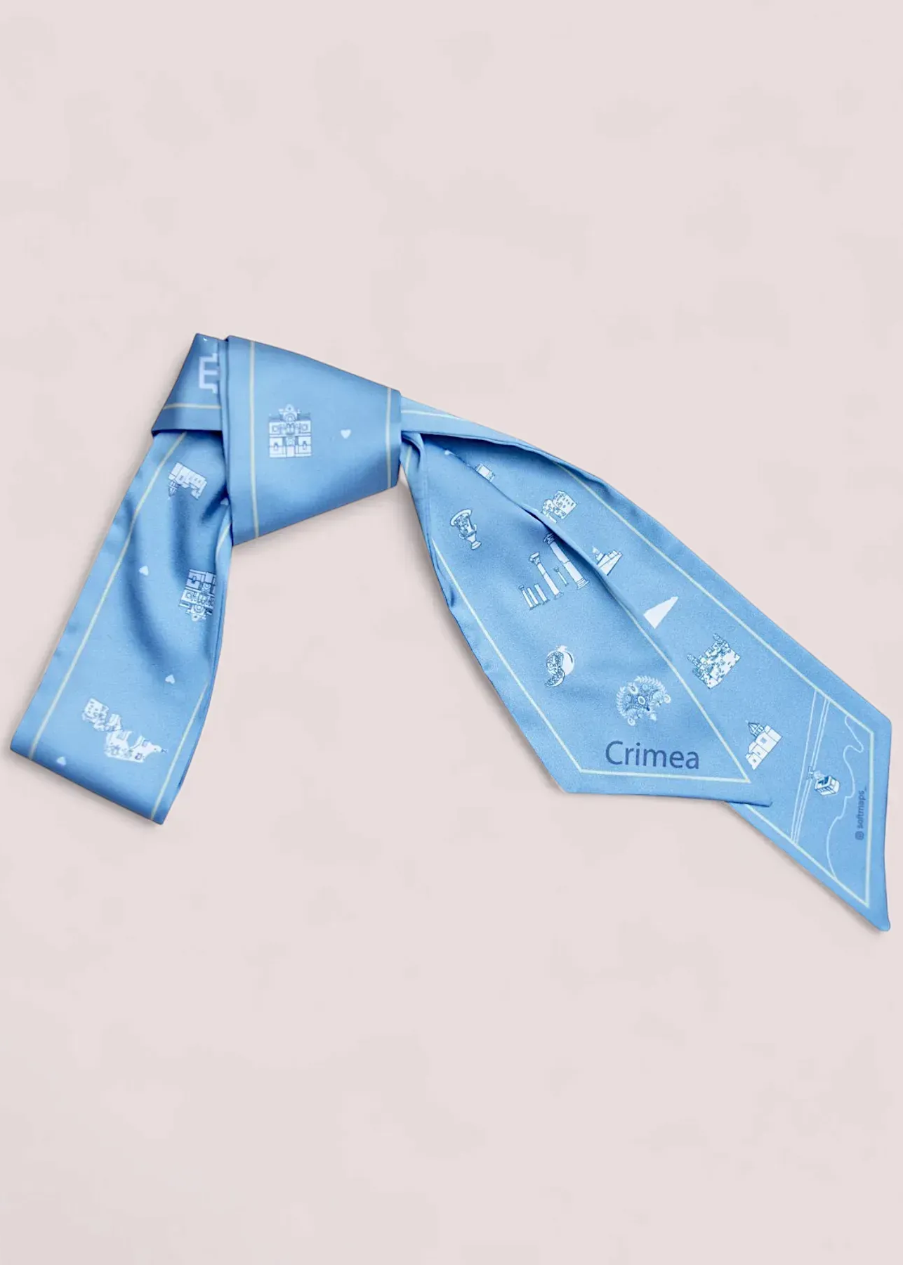 "My Crimea" Twilly (Sky blue)