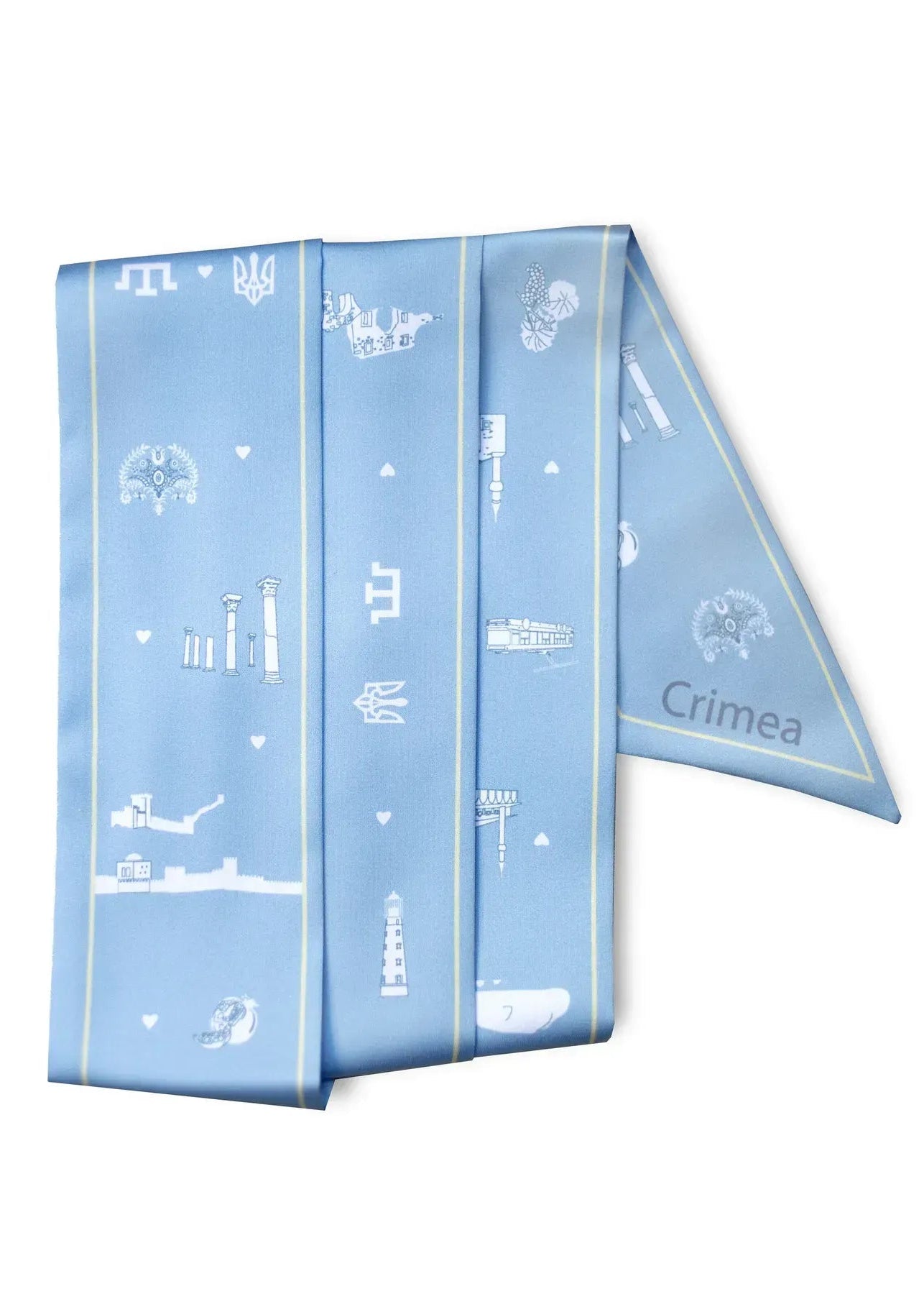 "My Crimea" Twilly (Sky blue)