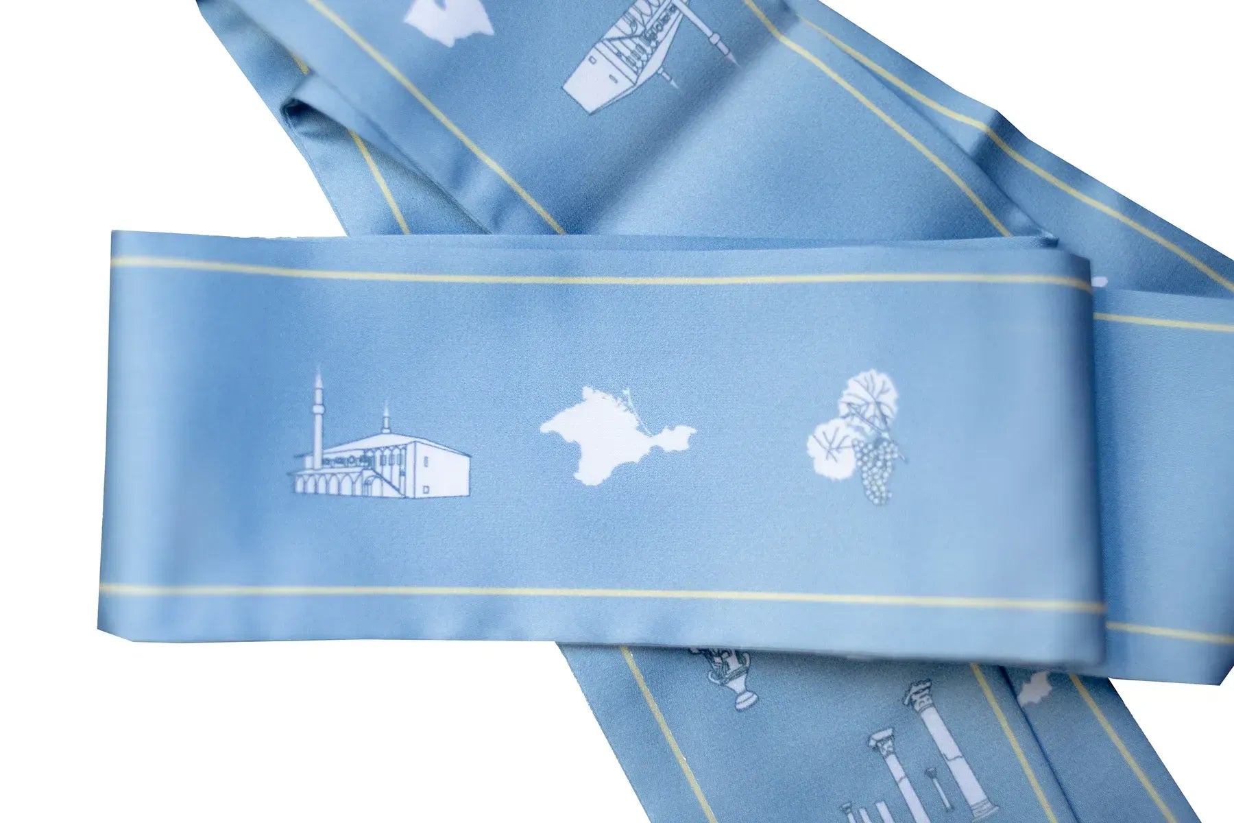 "My Crimea" Twilly (Sky blue)