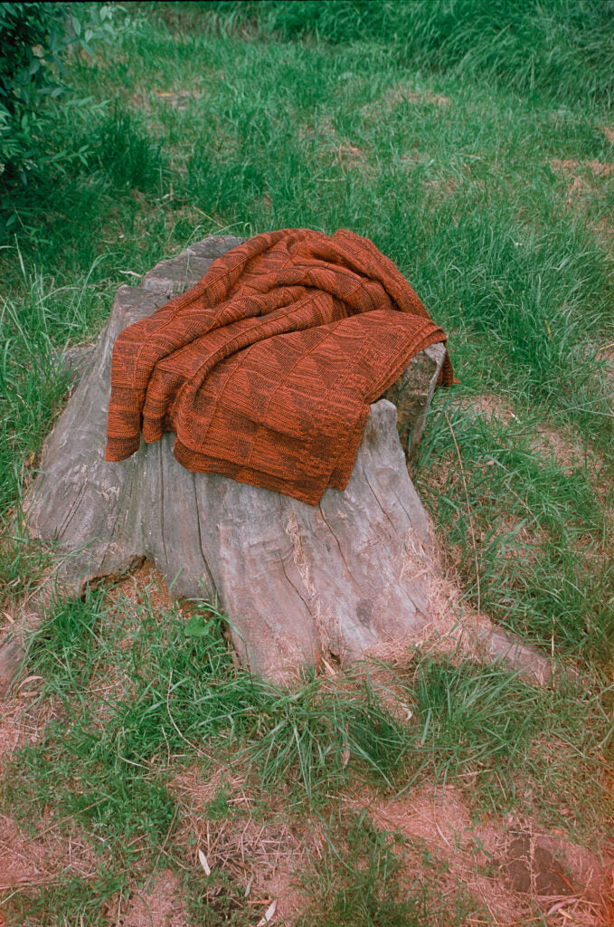 Khayal Throw (Caravan Fire / Cola ink)