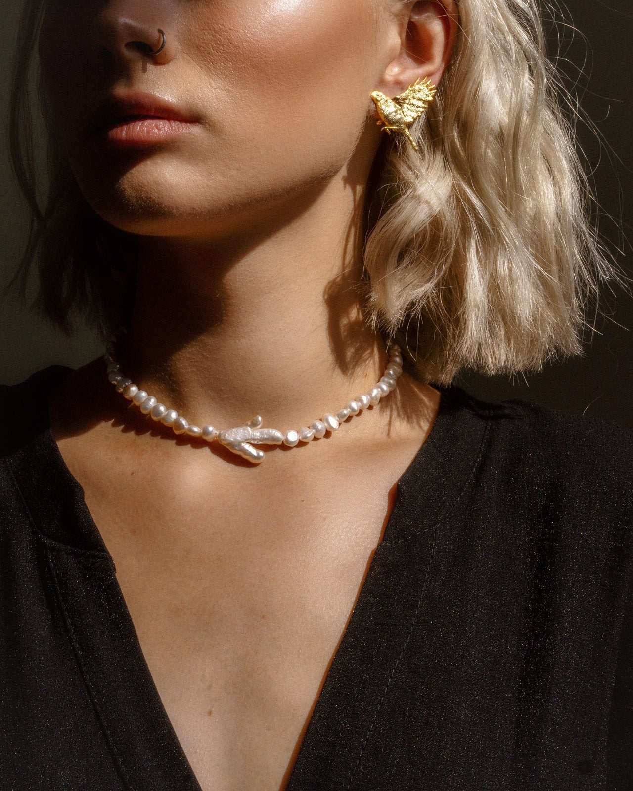 Pearl choker "Pacific"