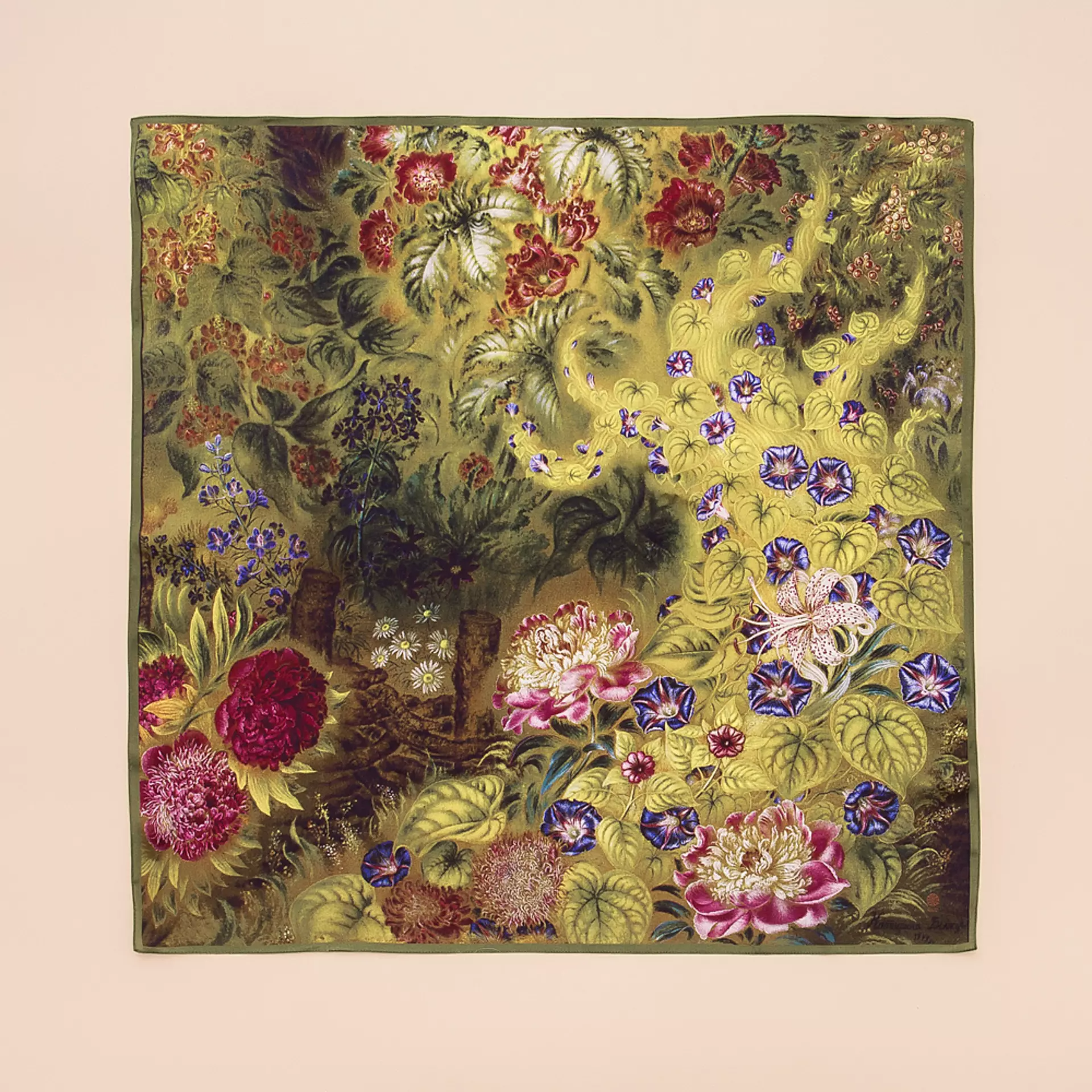 Silk scarf "Lush. 1944-1947."