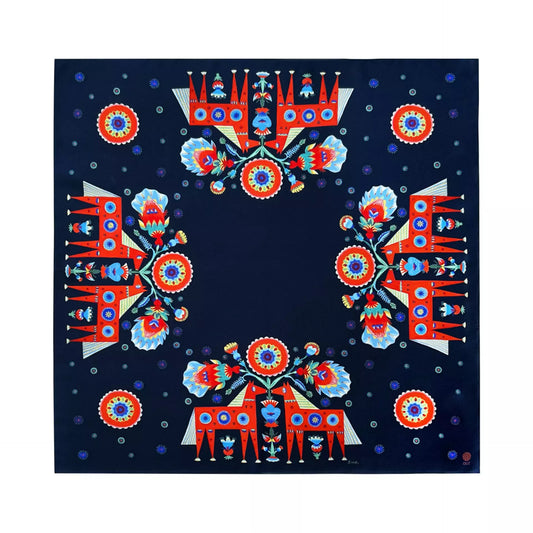 Silk scarf "Cosmic Joy"