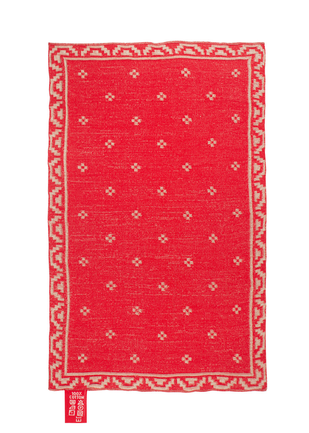 Shepherd`s Purse Blanket (Poppy Red / Chalk Stone)