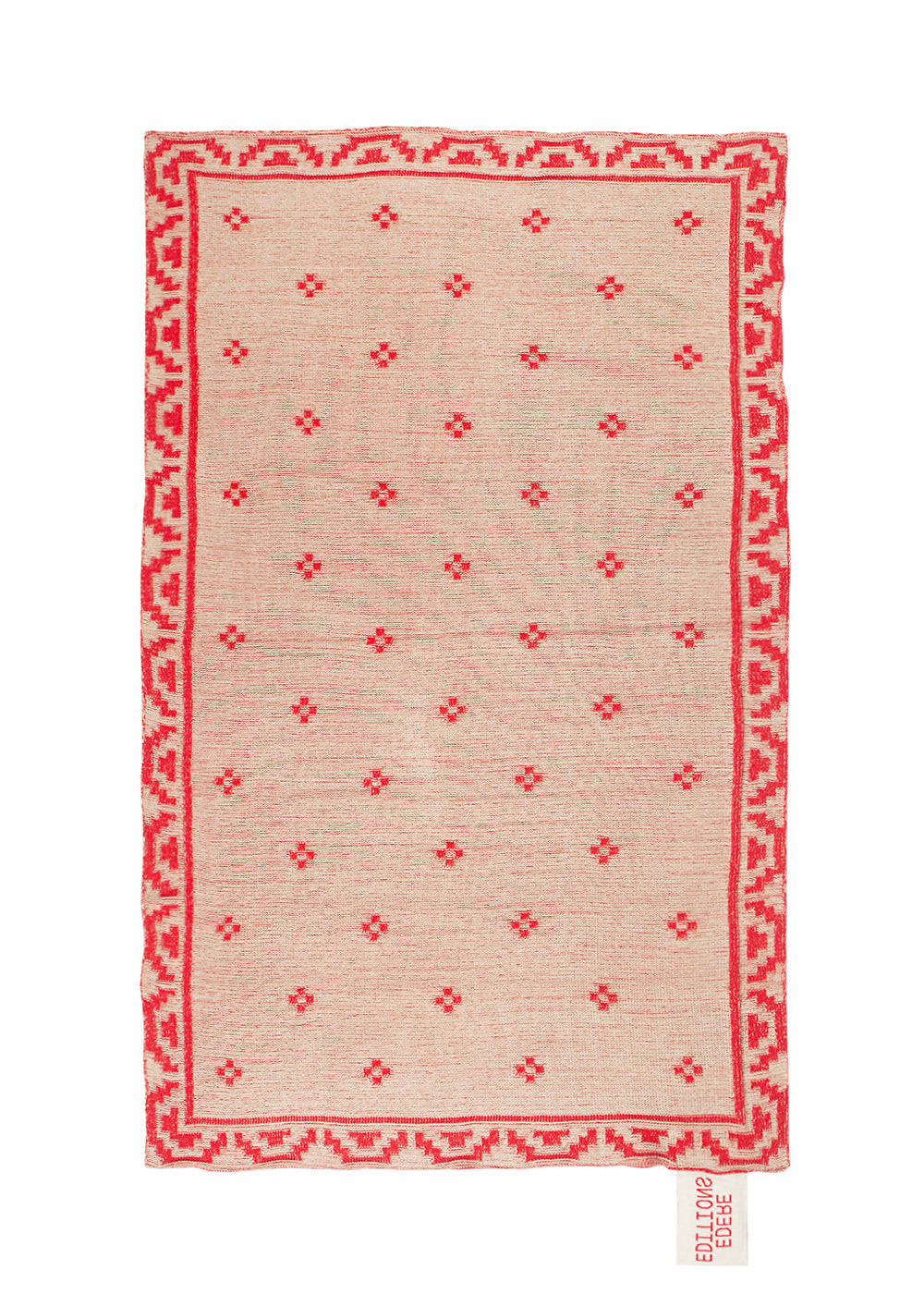 Shepherd`s Purse Blanket (Poppy Red / Chalk Stone)