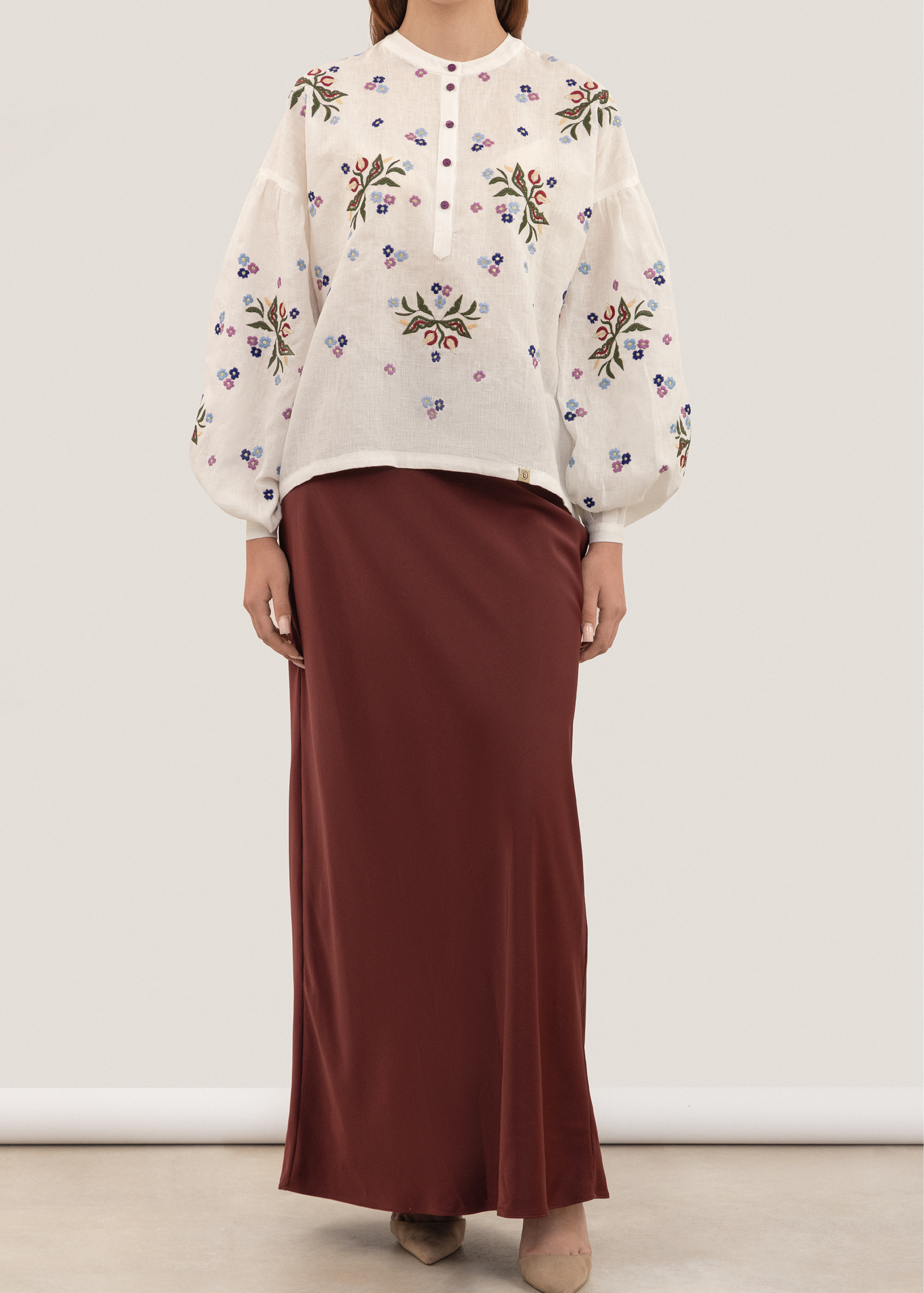 Blouse “Yavorivskyi divotsvit” (colored ornament)