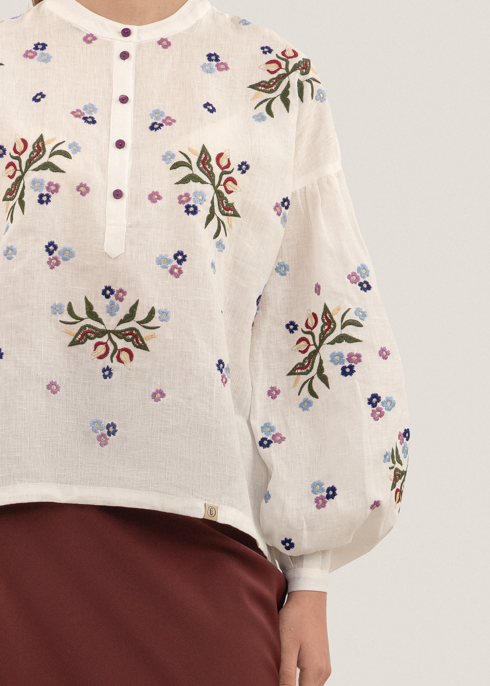 Blouse “Yavorivskyi divotsvit” (colored ornament)