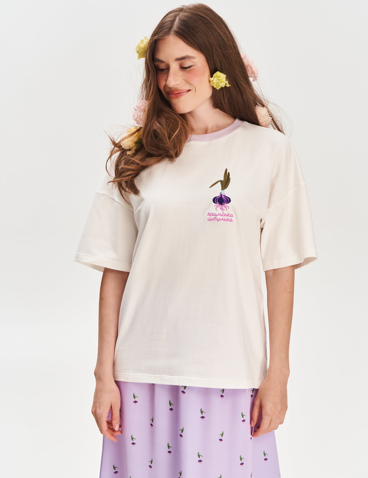 Crimean Onion Printed Skirt