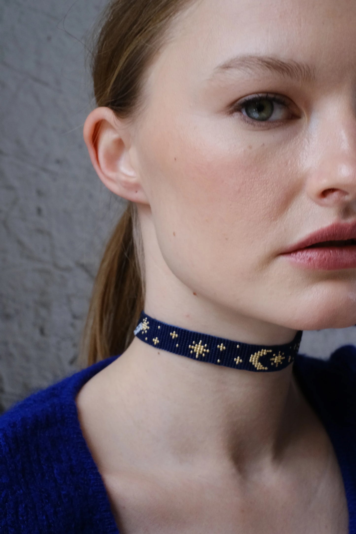 Choker “Star night”