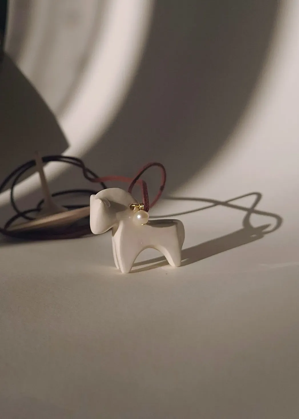 Little Horse Pendant (Beige)