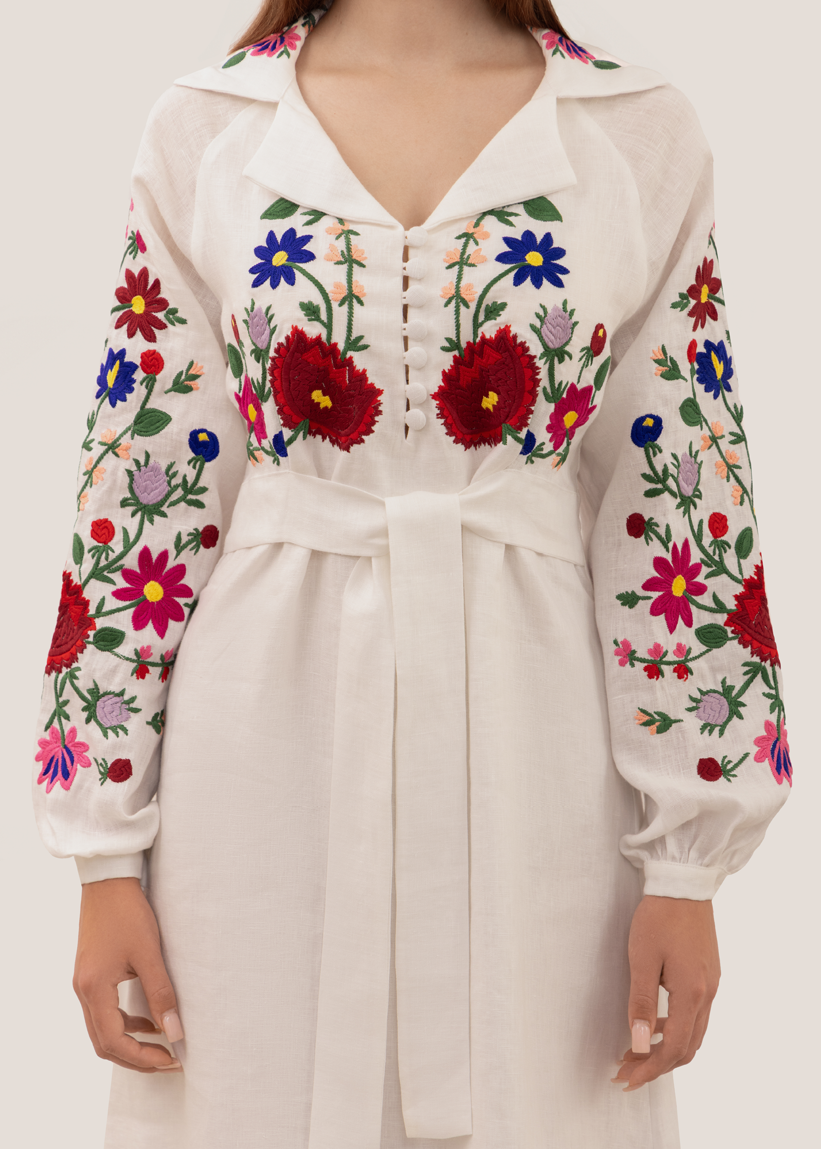 Dress “Nagidka” color ornament
