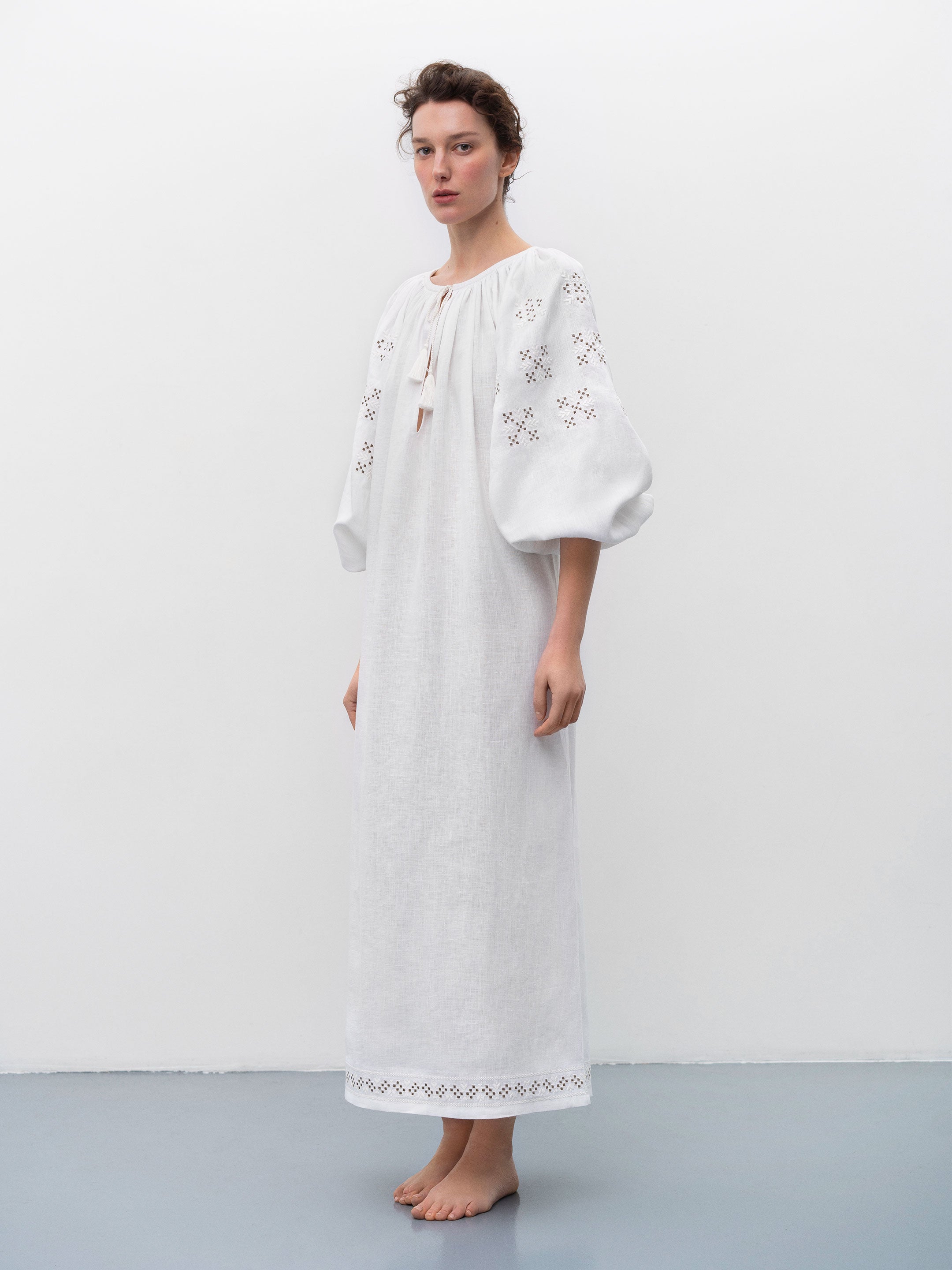 Long embroidered shirt Skoropadska