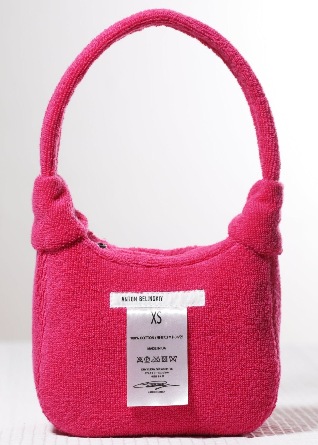 Towel bag fuchsia