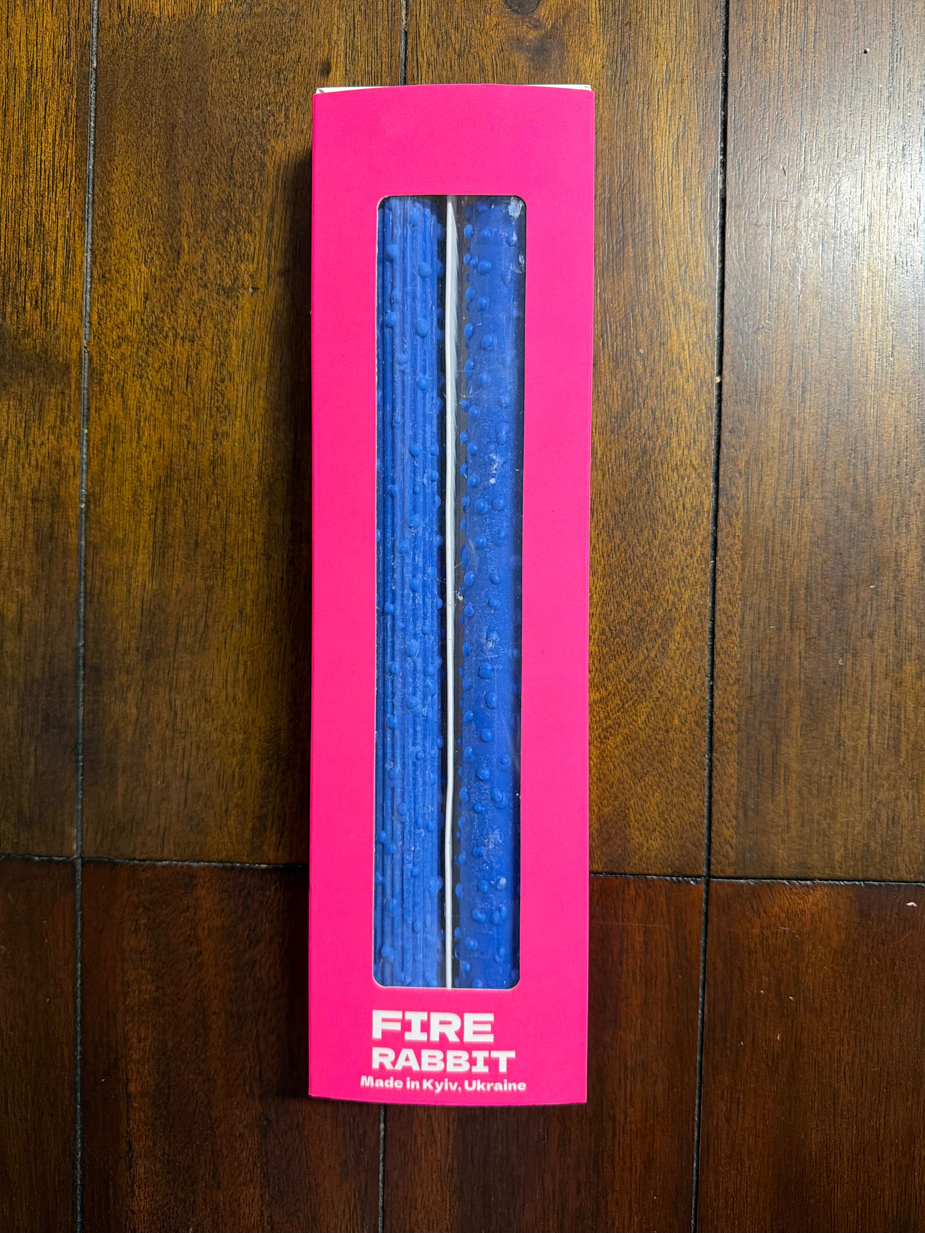 Dotted Taper Candles, Set of 2