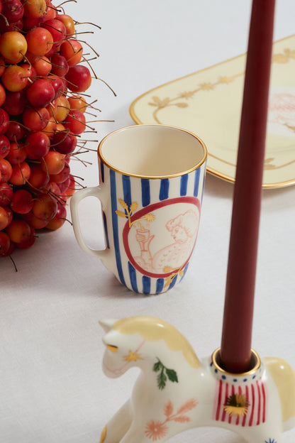 Konyk Candle Holder in White