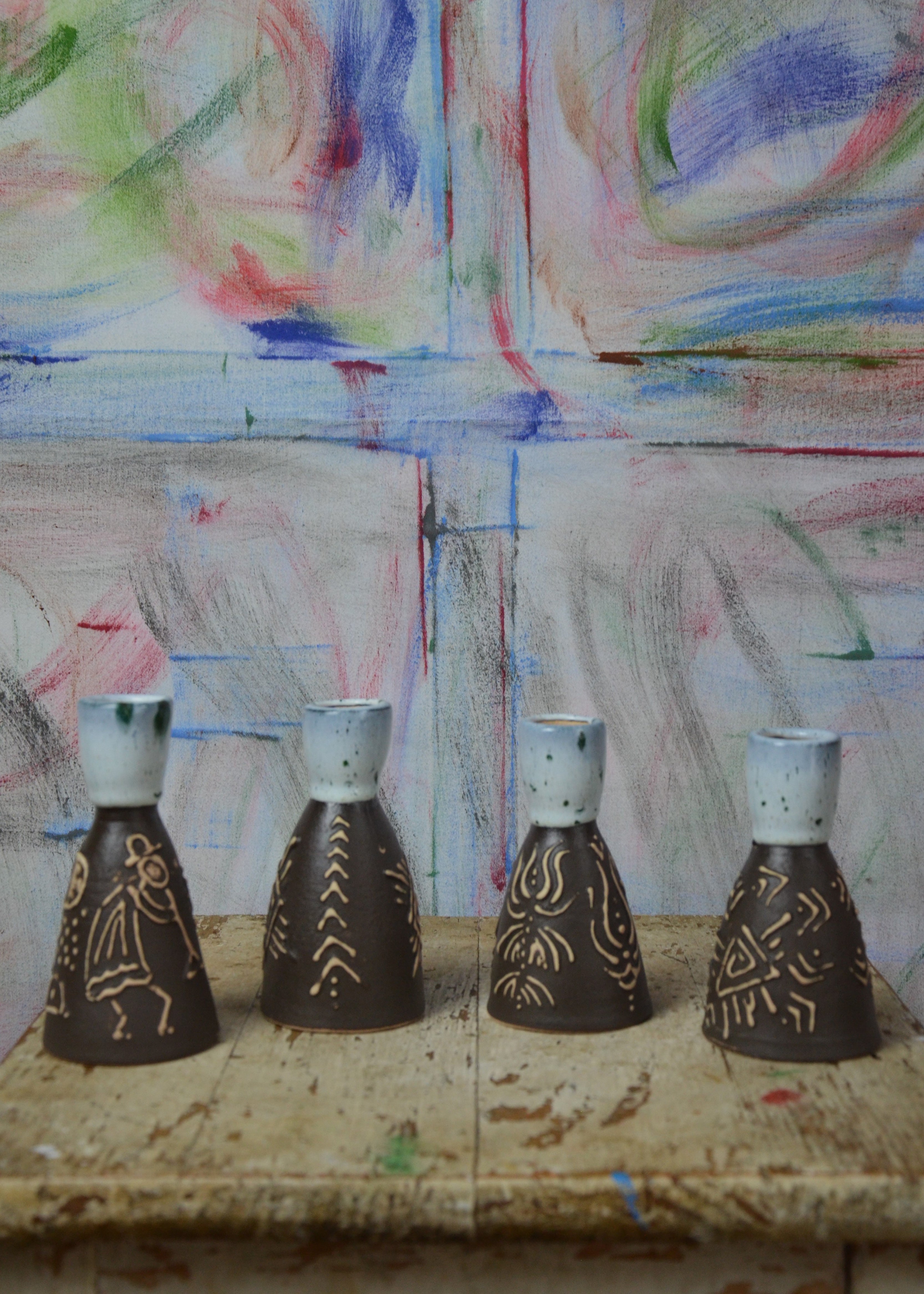 Ceramic Single Candleholder