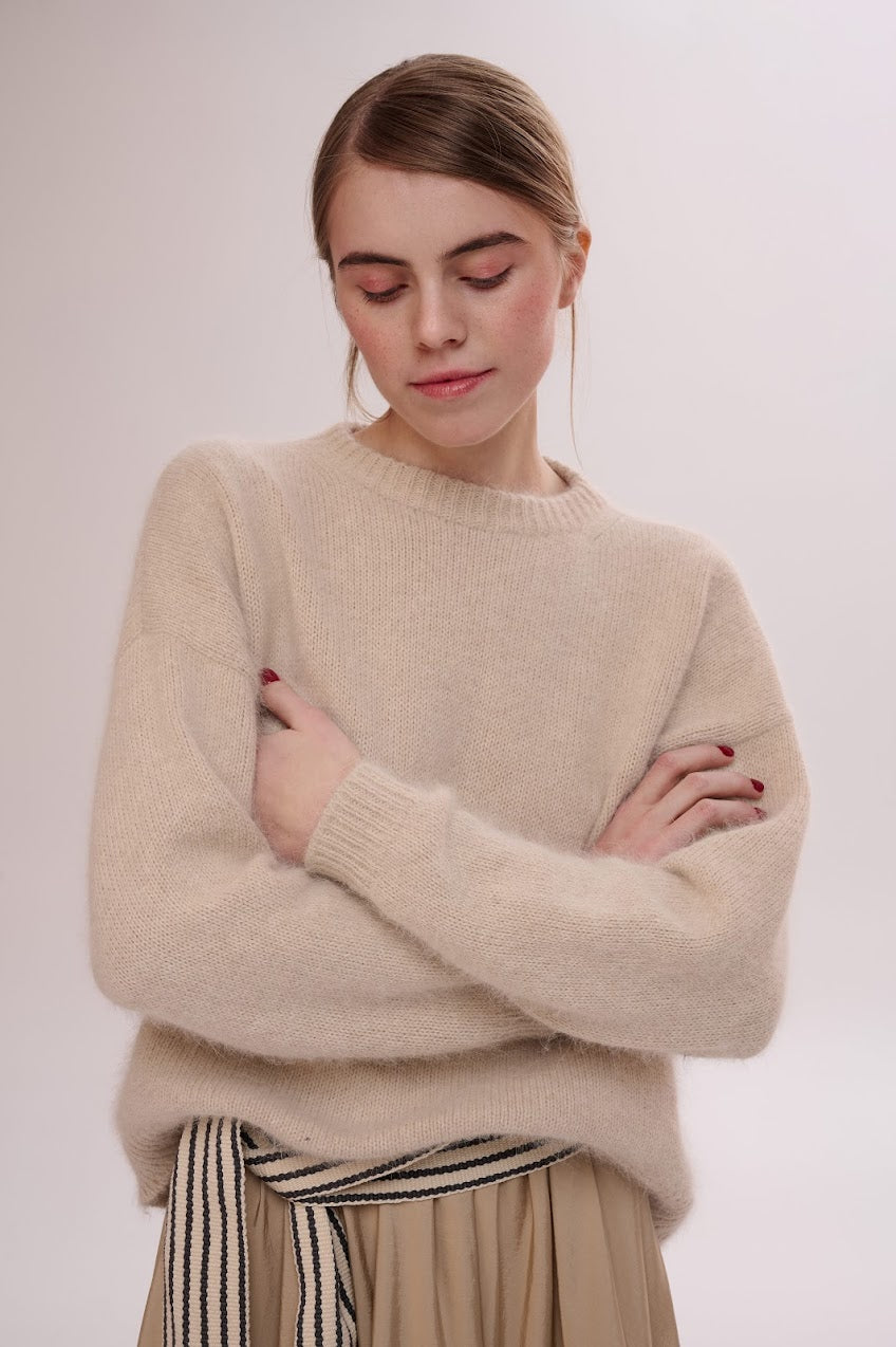 Angora sweater