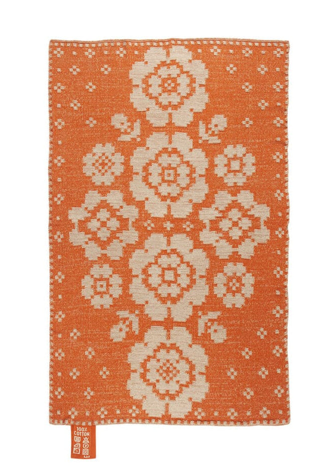 Hollyhocks Blanket (Copper / Chalk Stone)
