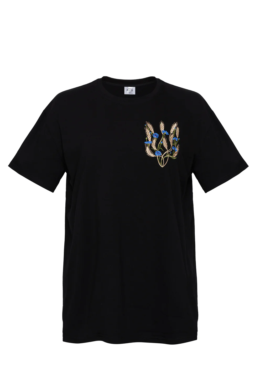 T-Shirt "Golden Trident" left print