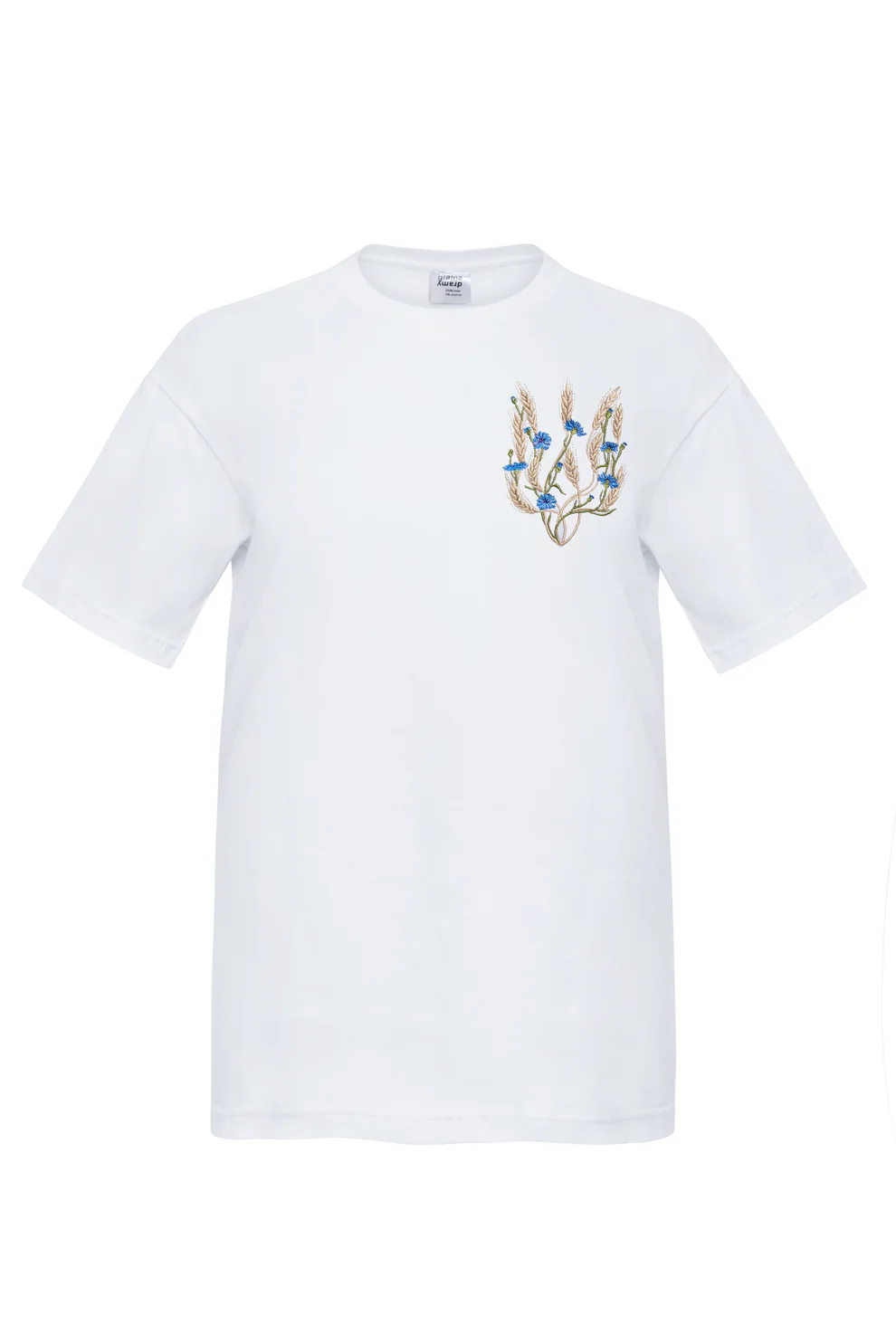 T-Shirt "Golden Trident" left print