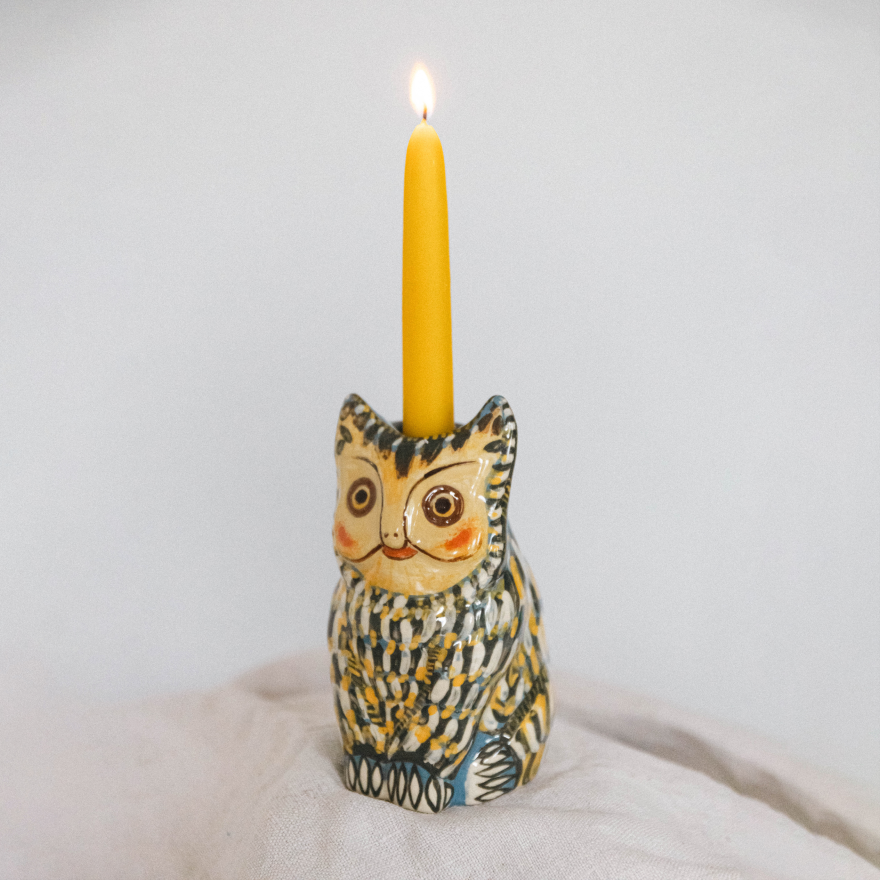 Candle holder «Leopard»