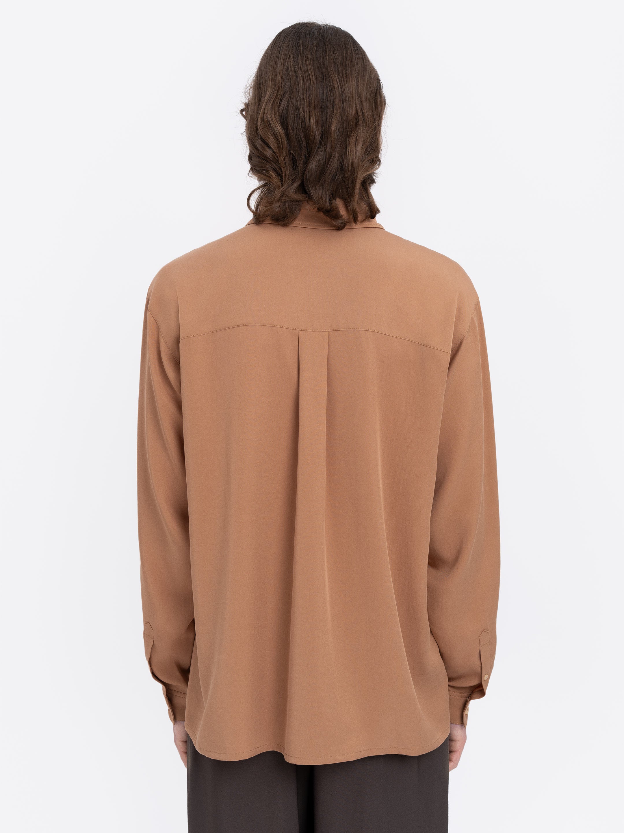 Light Embroidered Shirt "Khvylia sandy"