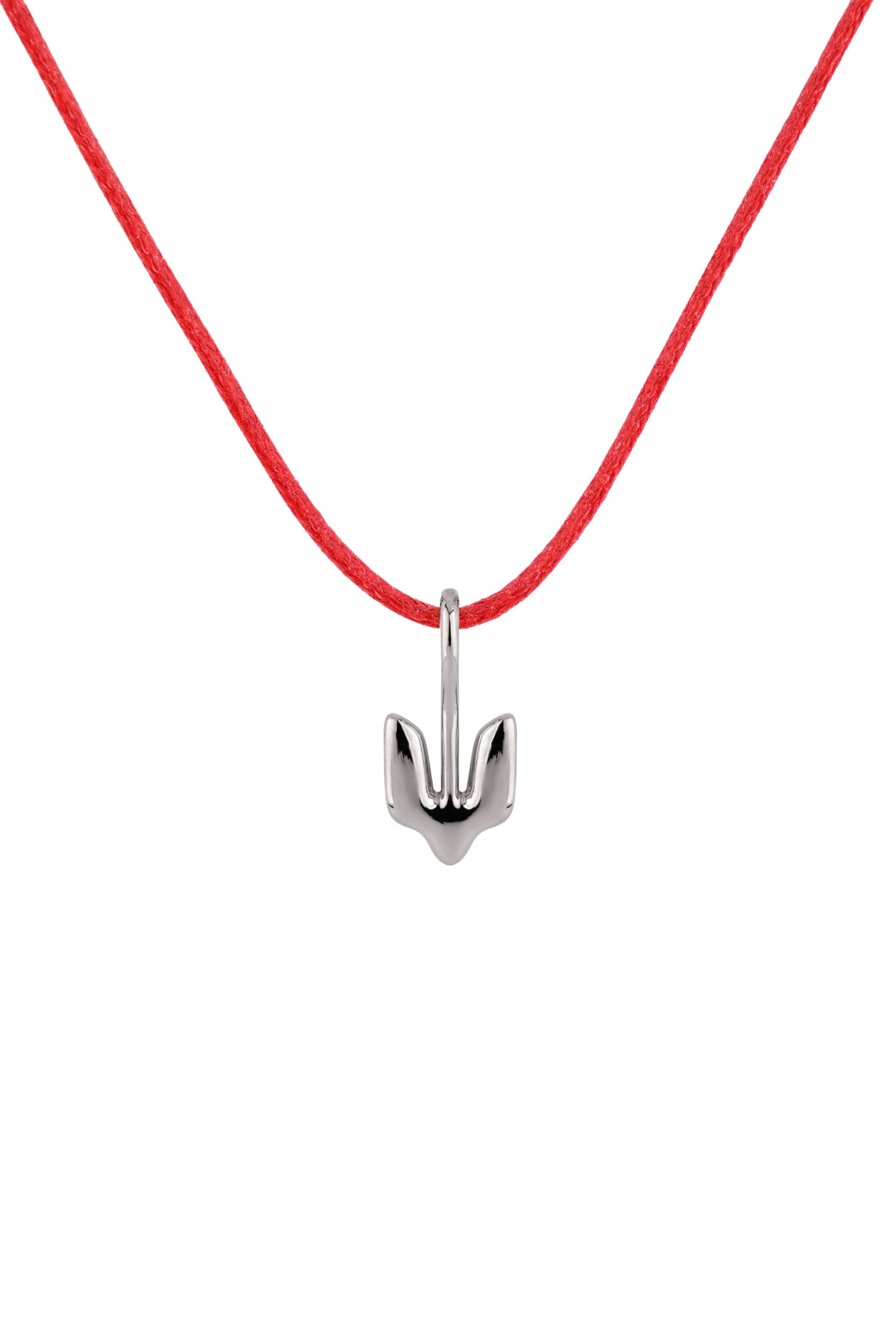 Silver Pendant Trident for children