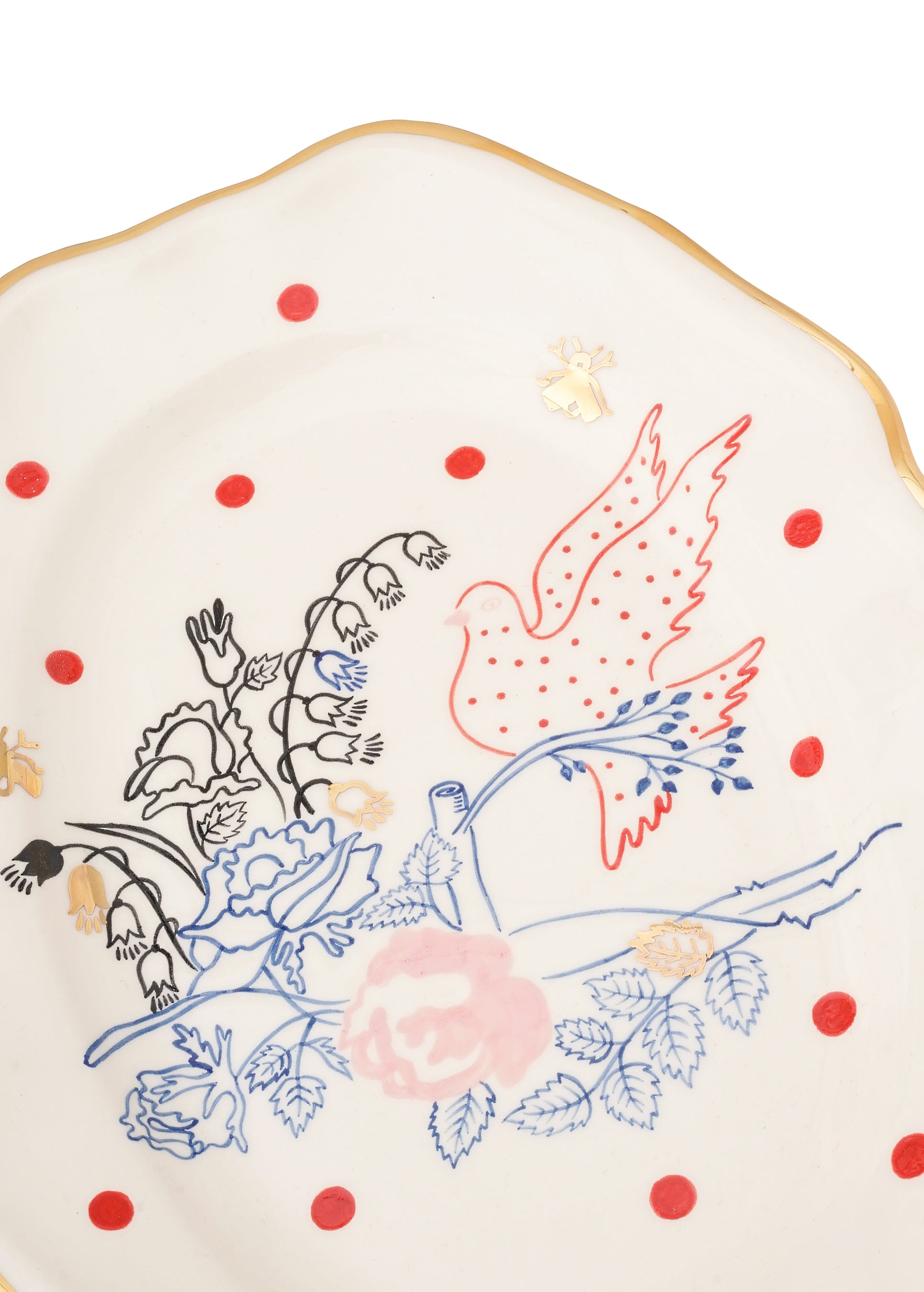 Dove Ornate Plate