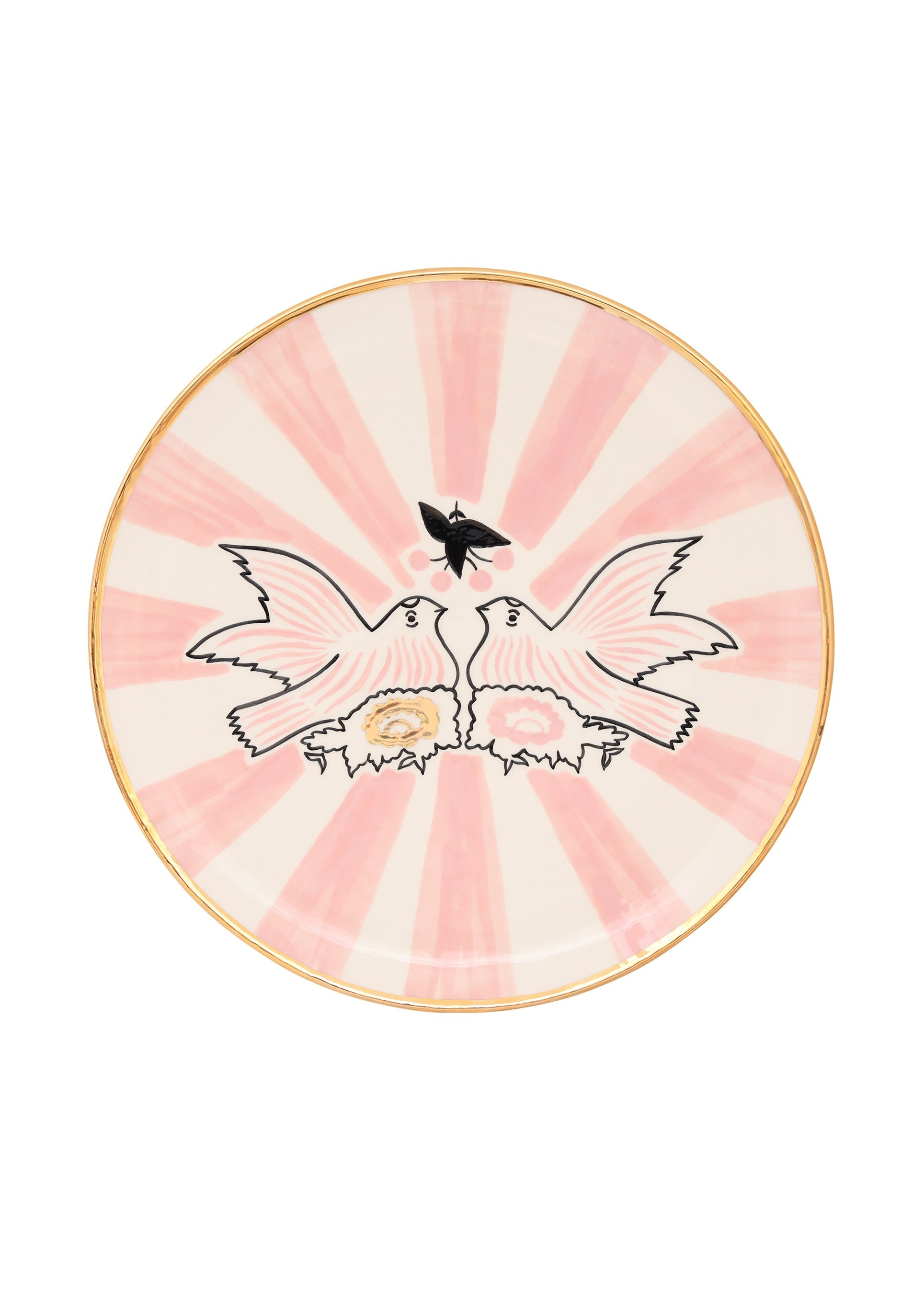 Birdsong Round Plate