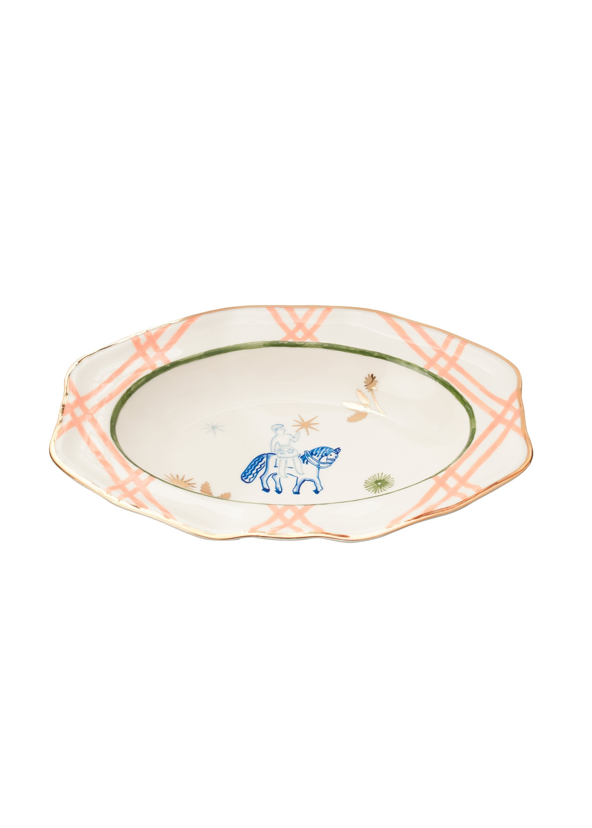 Horseman Plate with Stars