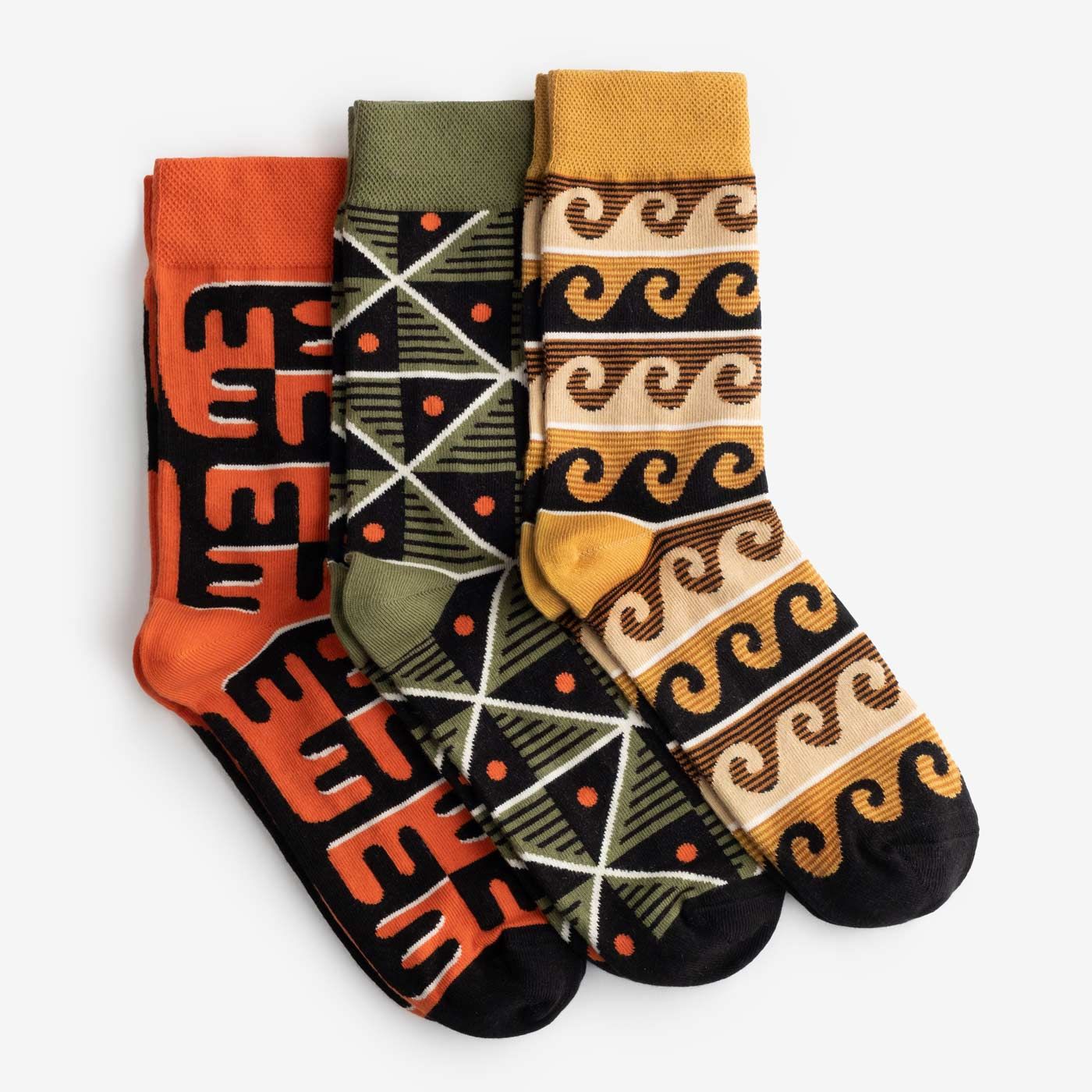 Socks "Pysanka" set of 3