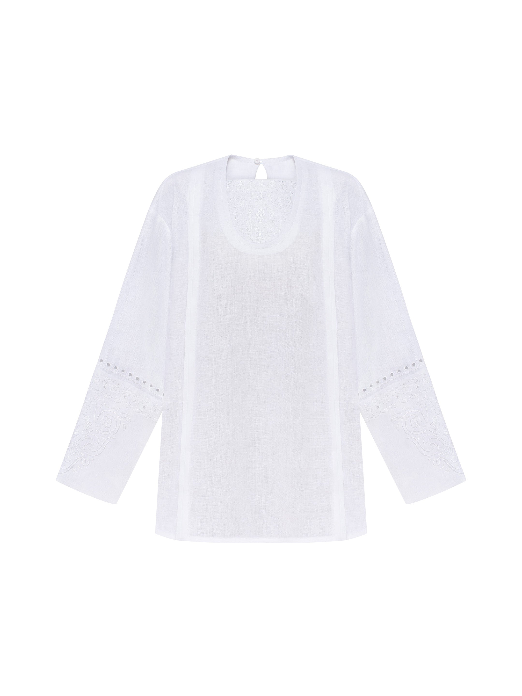 Linen embroidered shirt "Fountain of Tears"