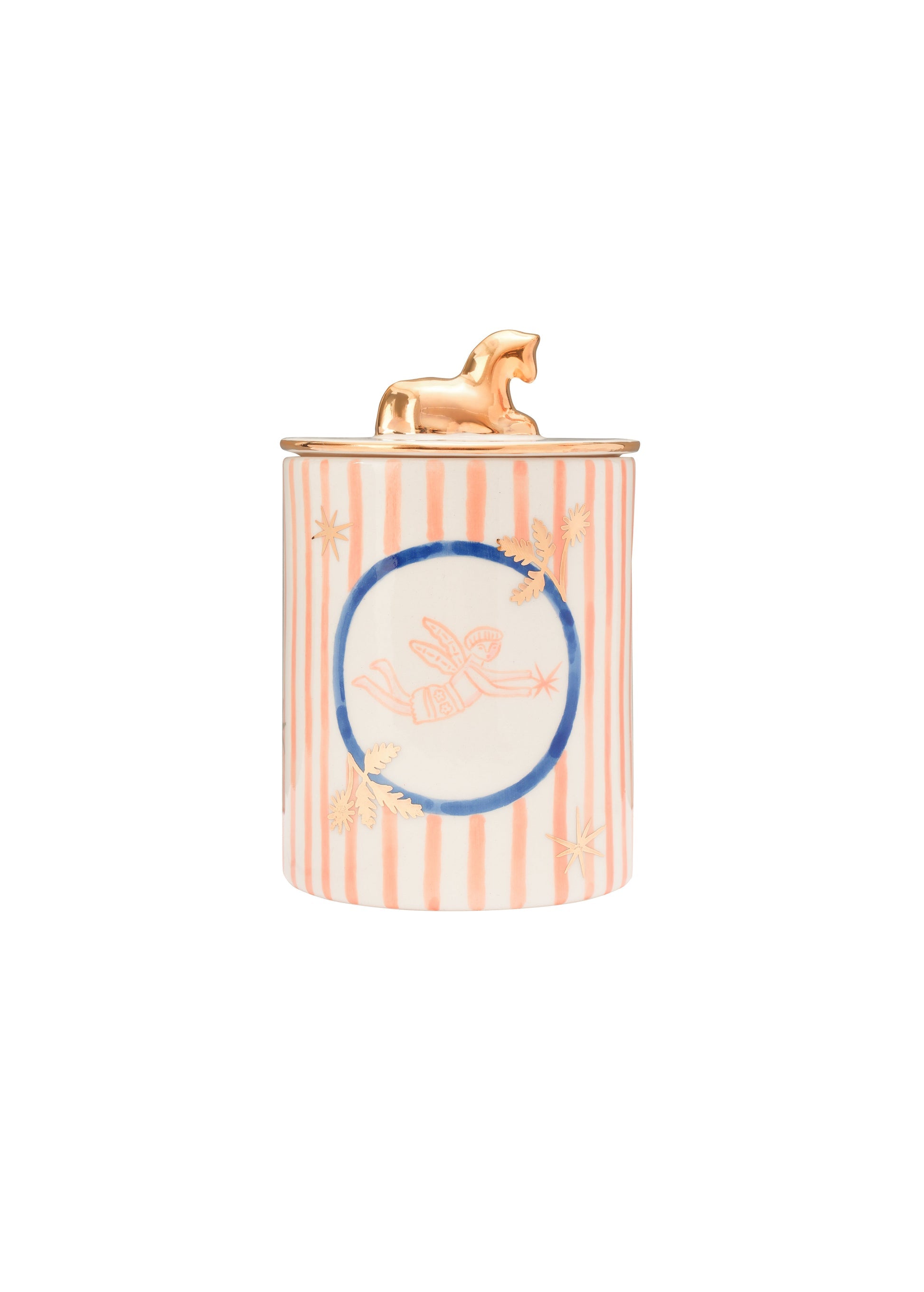 Horseman Sugar Bowl in Pink