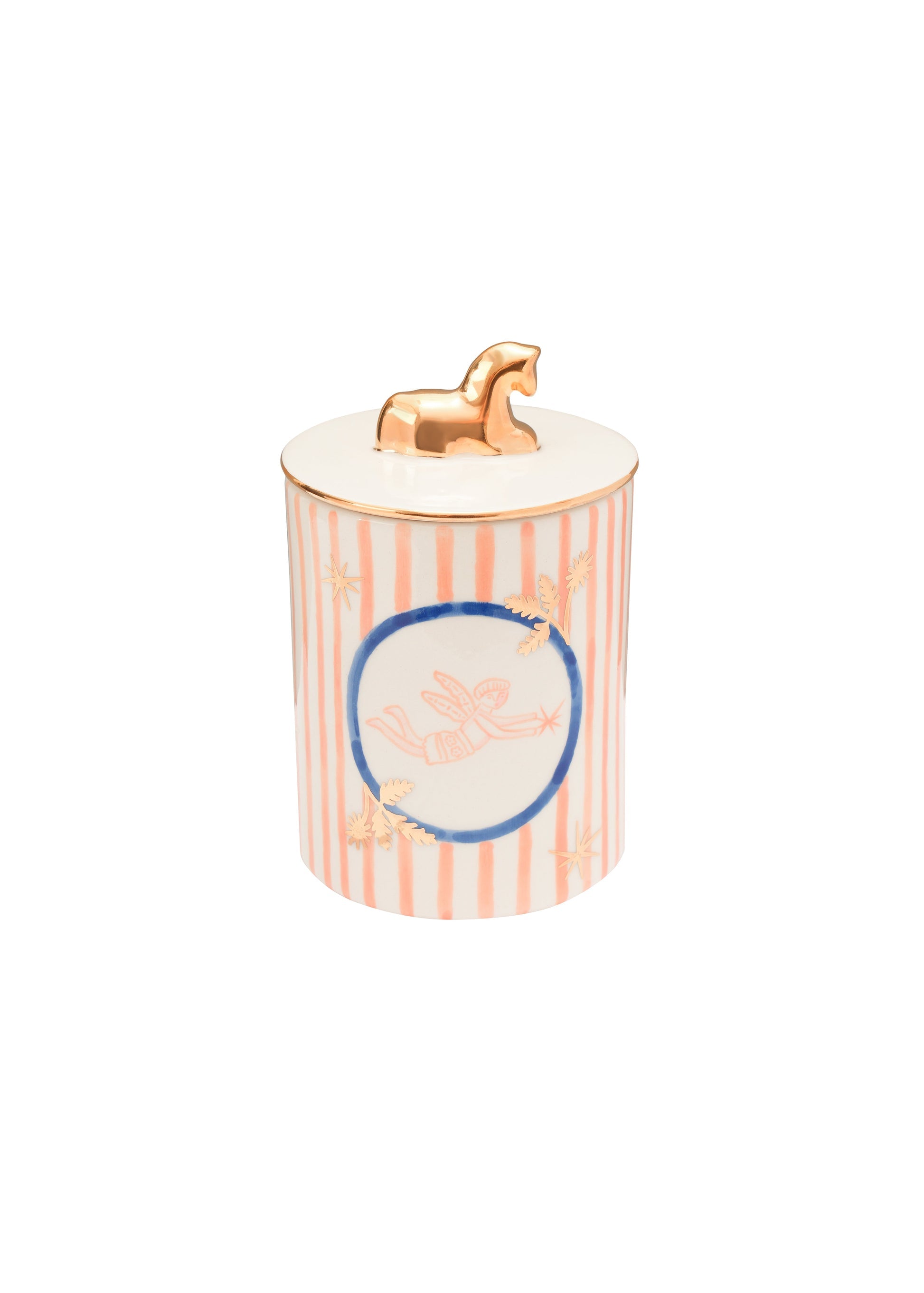 Horseman Sugar Bowl in Pink