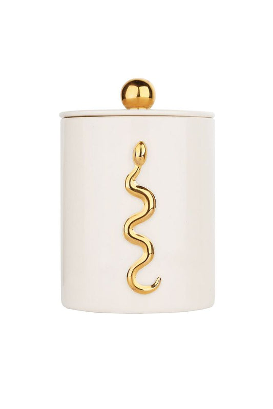 Serpent Glass Candle Milk