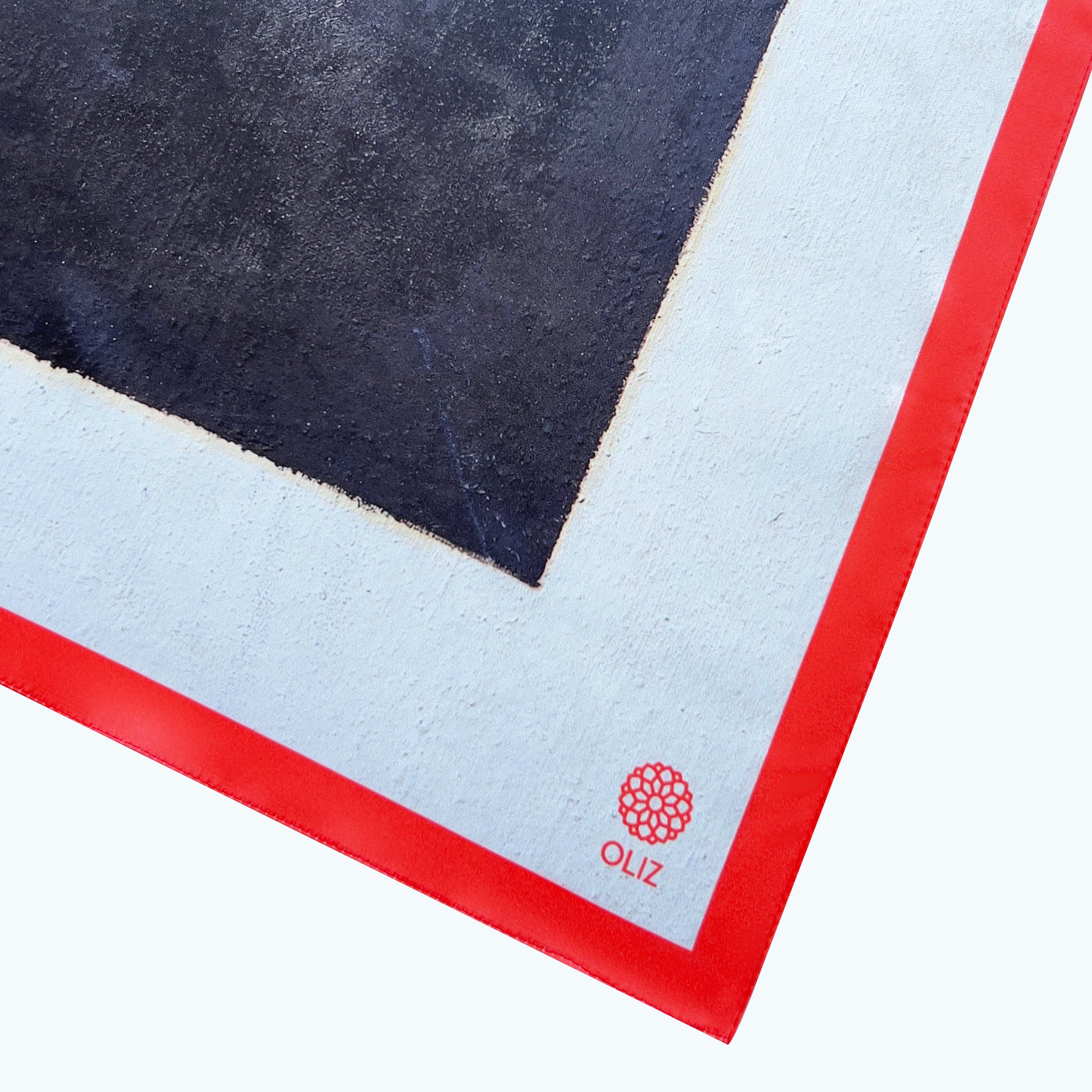 Scarf "Black Square" Malevich