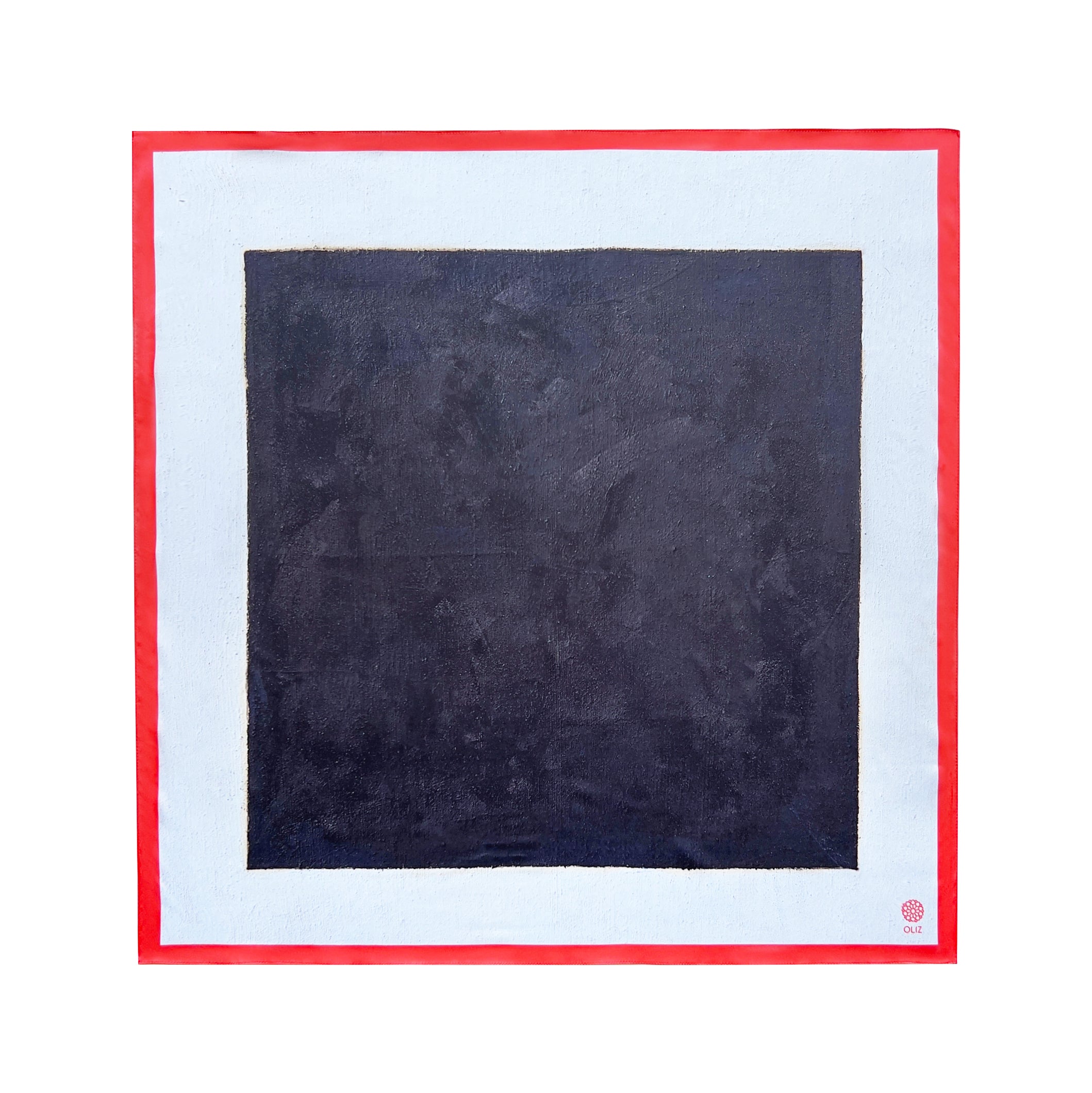 Scarf "Black Square" Malevich